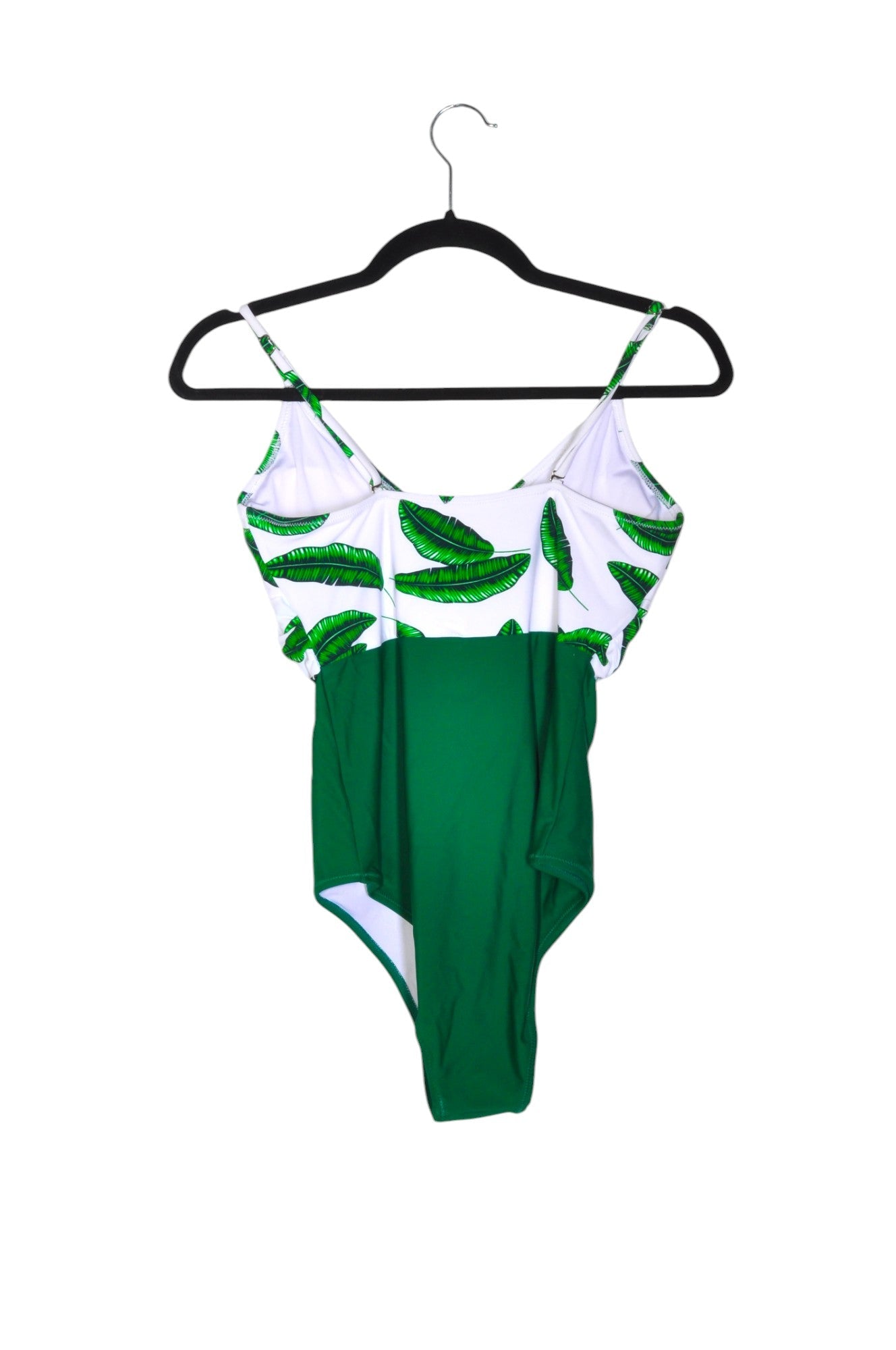 CUPSHE Stylish Women's One Piece Green Swimsuit - Regular Fit, Size M