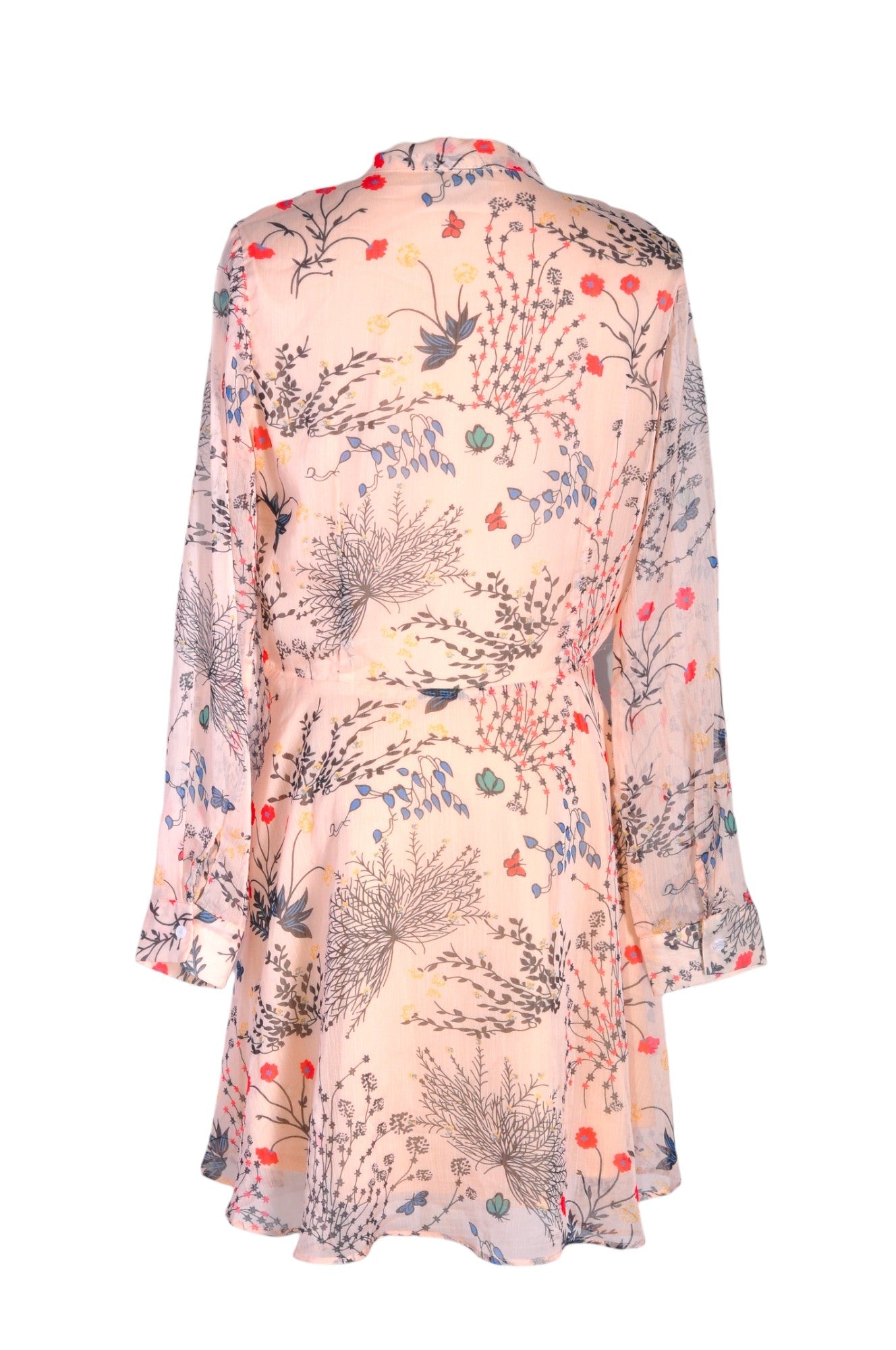 Stylish MOOD Women's Pink Regular Fit Shirt Dress - Size M