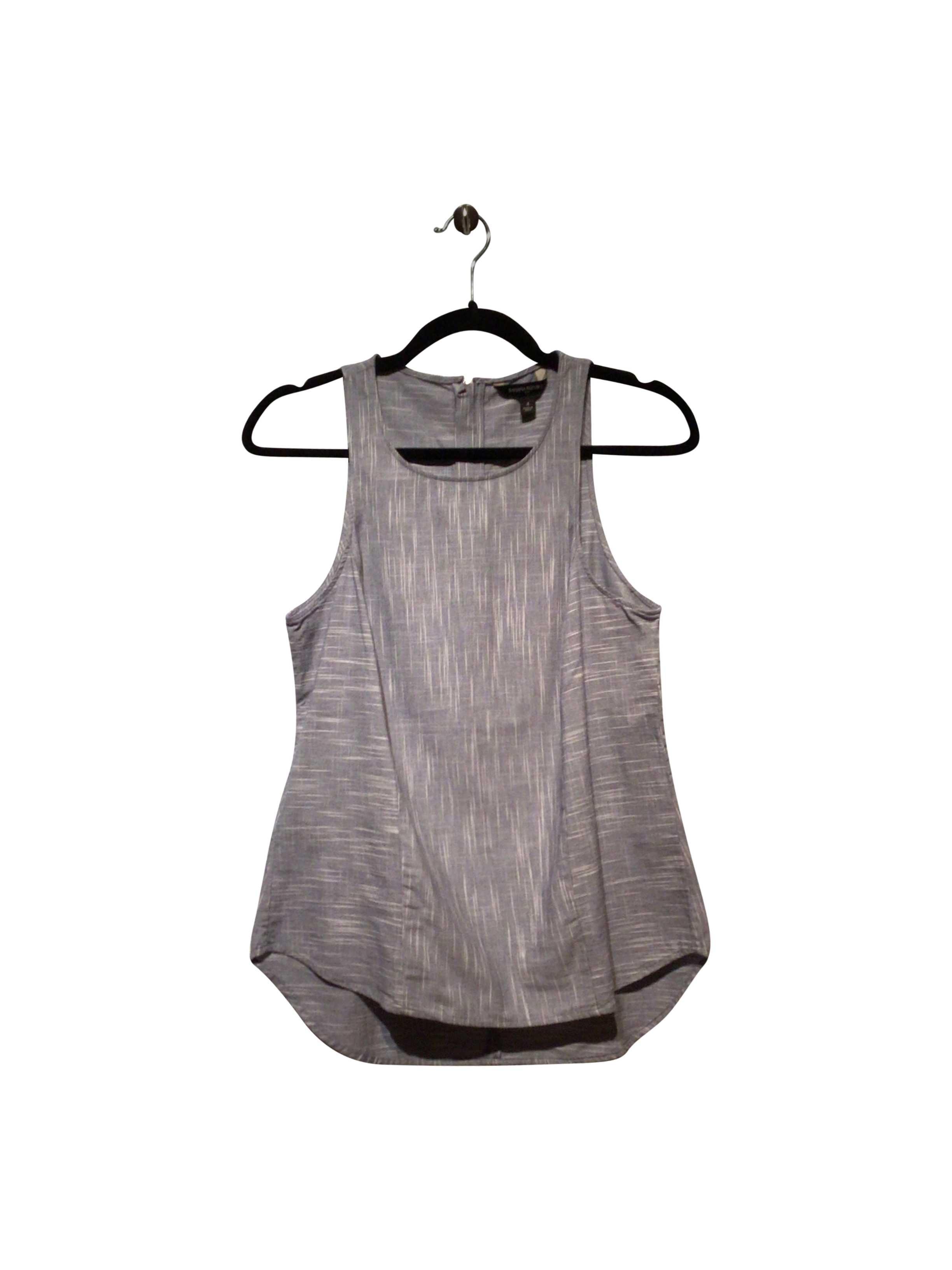 BANANA REPUBLIC Stylish Regular Fit Gray Blouse - Size 4