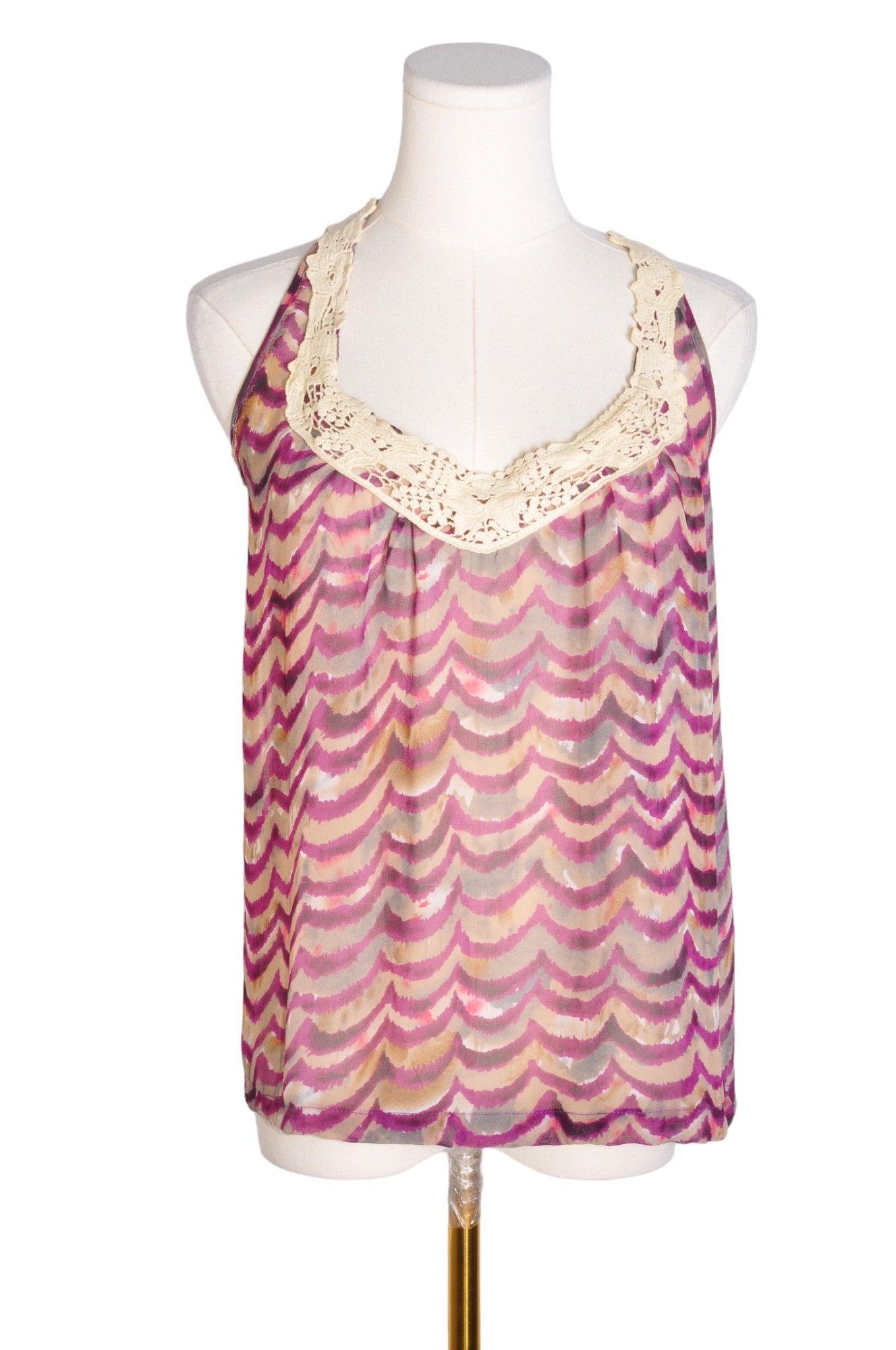 Stylish COSTA BLANCA Purple Women's Regular Fit Blouse - Size L