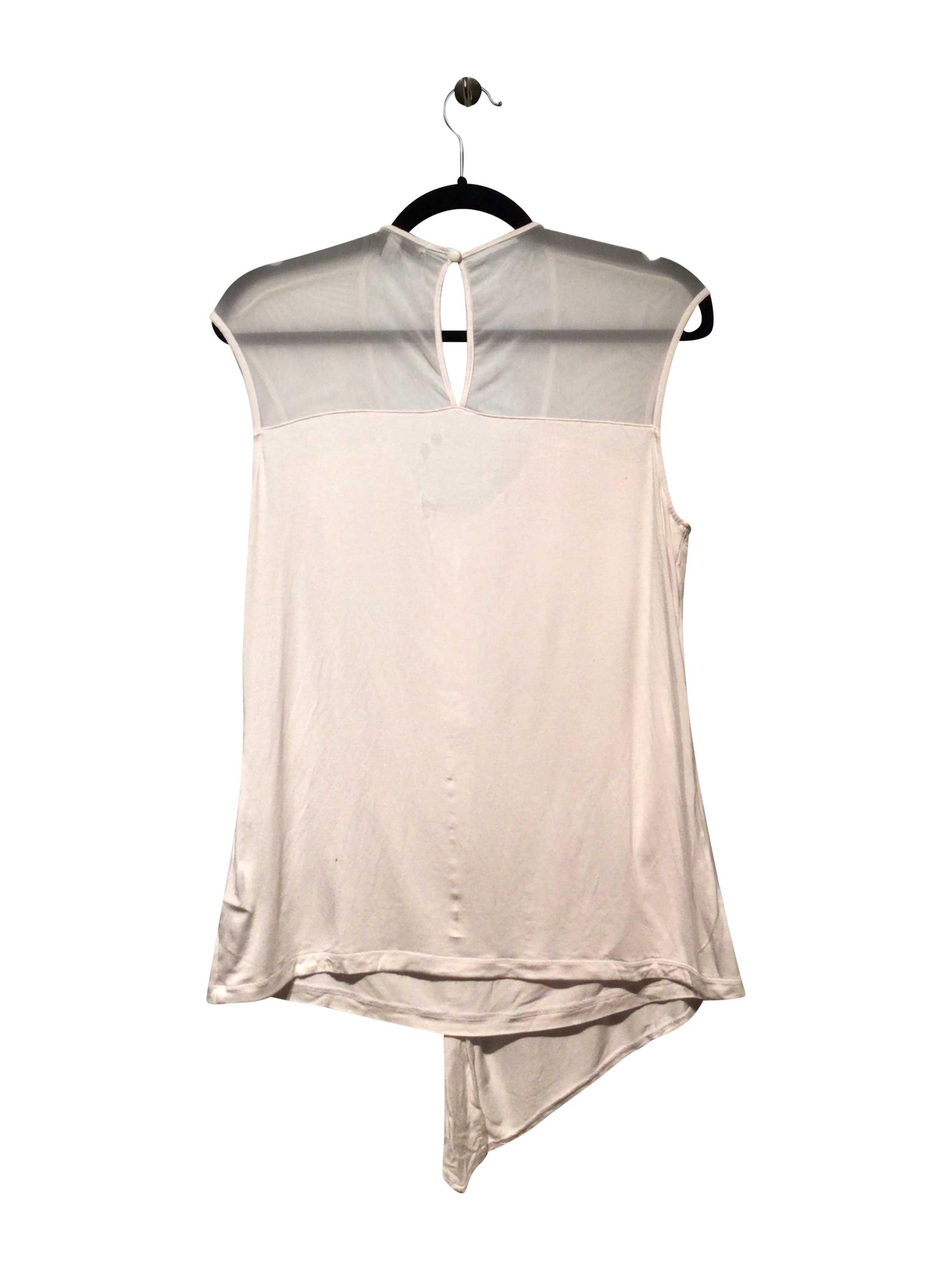 CYC Stylish Regular Fit White Blouse - Size L