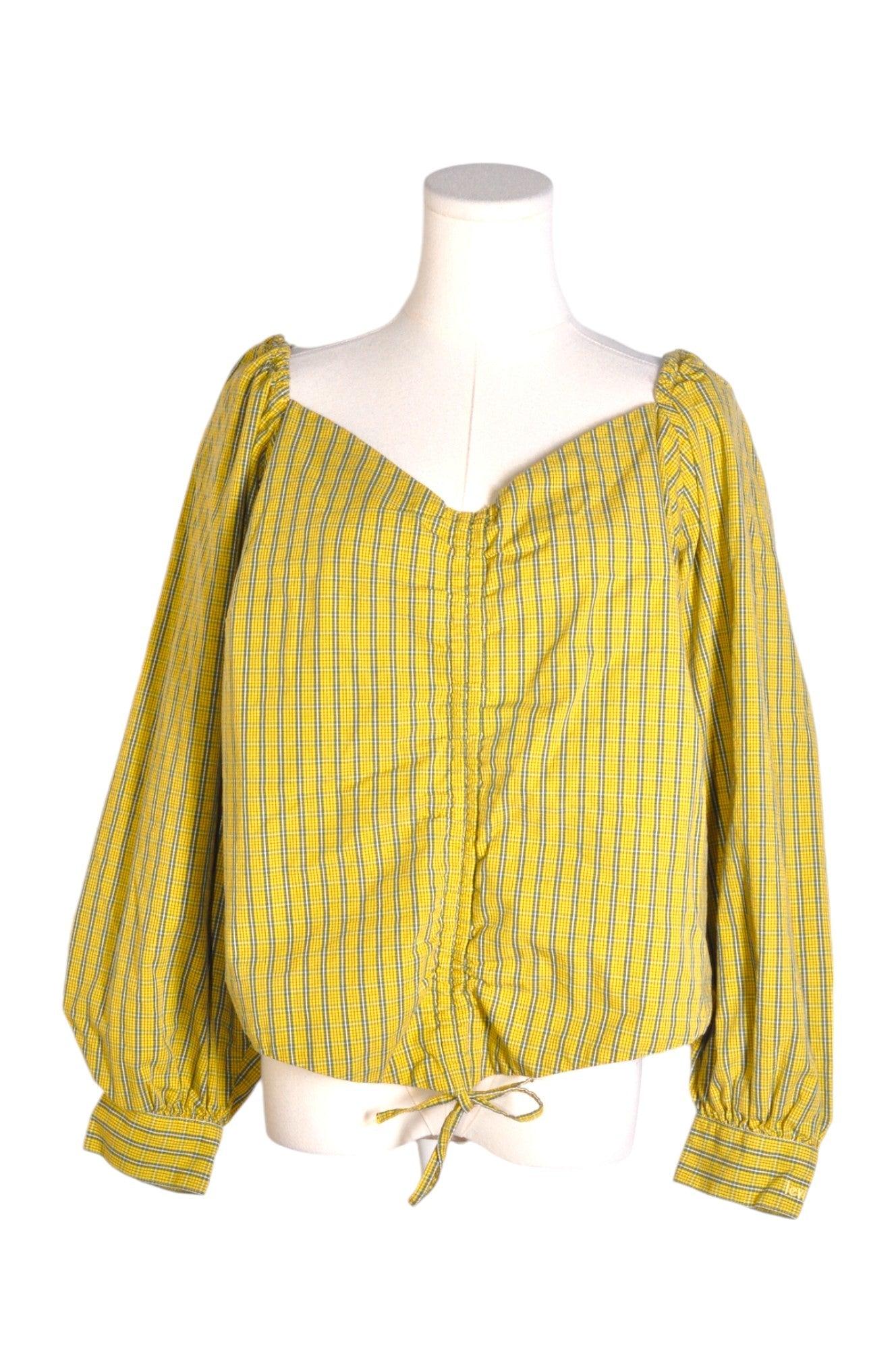 LEVI'S Stylish Yellow Regular Fit Women's Blouses - Size 2X