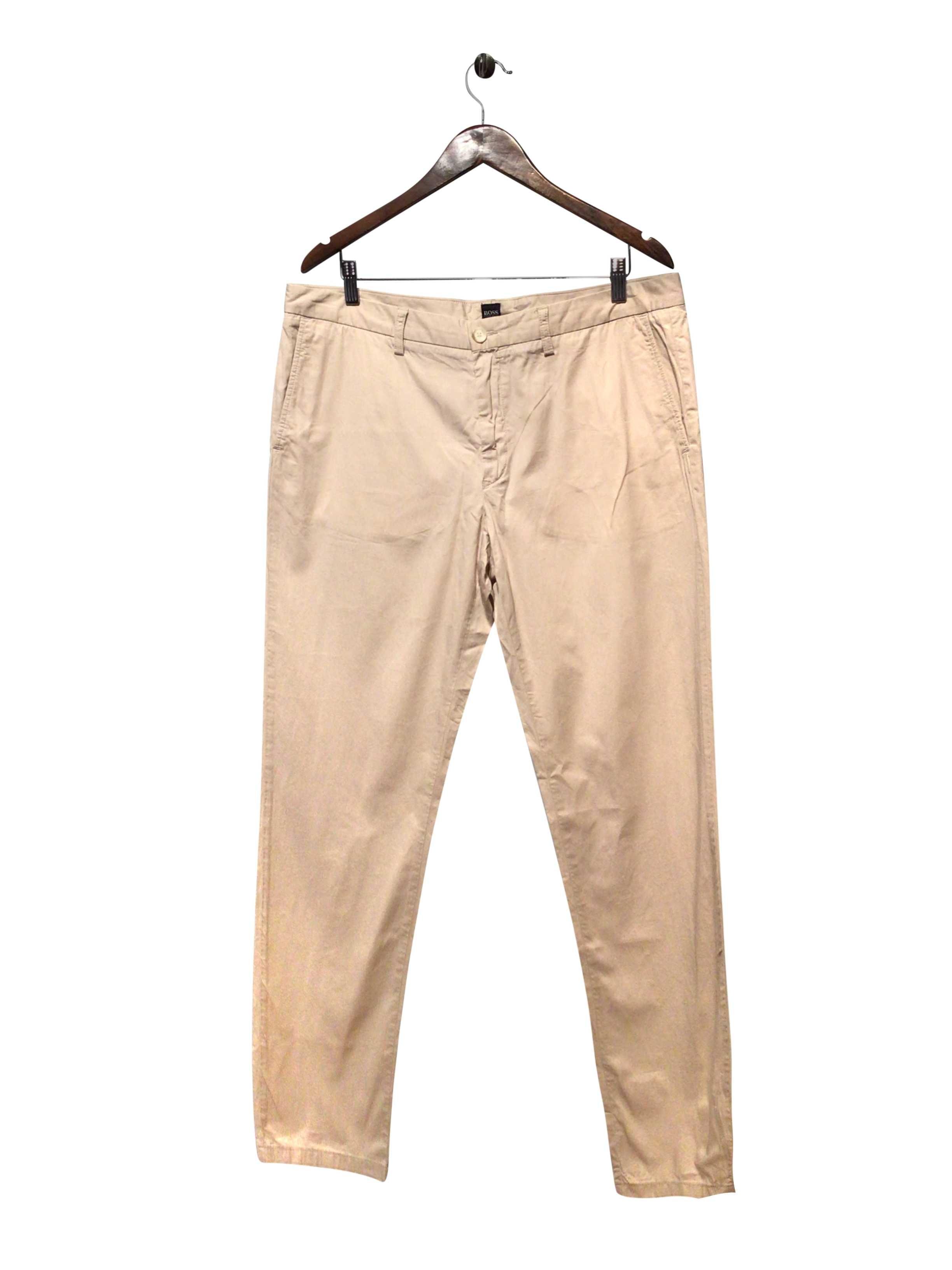 HUGO BOSS Stylish Regular Fit Beige Pant - Size 38