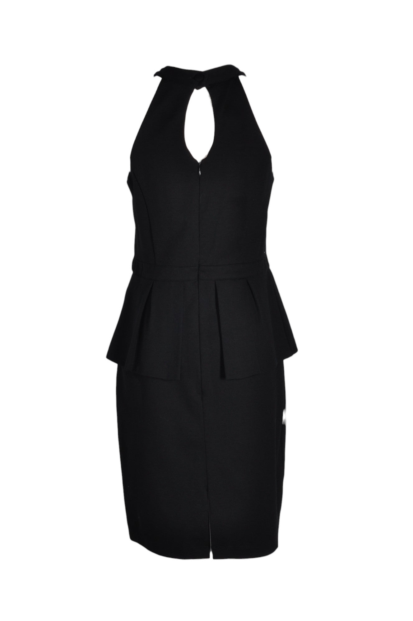 INTERNATIONAL CONCEPTS Stylish Women's Black Regular Fit Midi Dress - Size 10