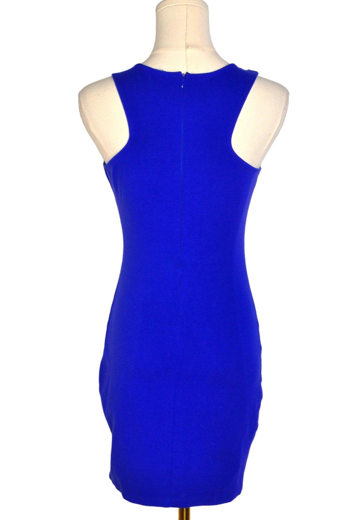 Stylish IMPRESS Women's Blue Regular Fit Bodycon Dress - Size XS