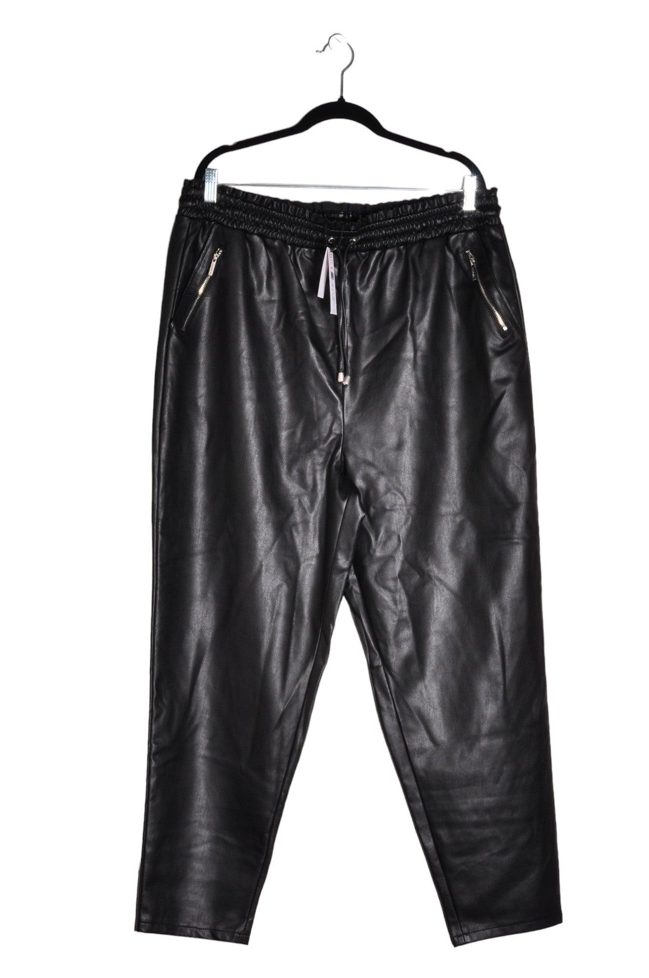 LIPSY LONDON Stylish Women's Regular-Fit Black Work Pants - Size 14