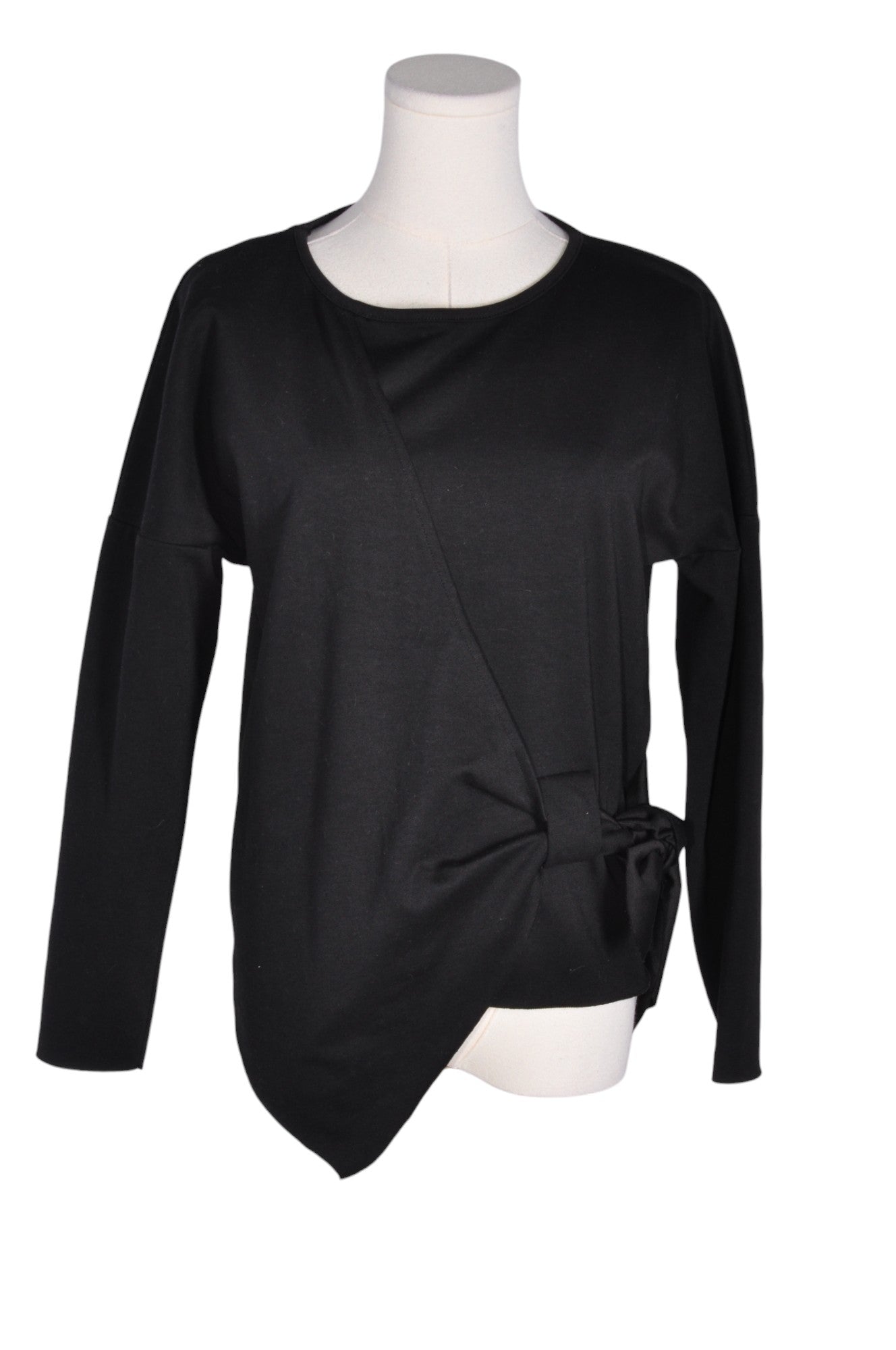 LILI SIDONIO Stylish Black Regular Fit Women's Blouses - Size S