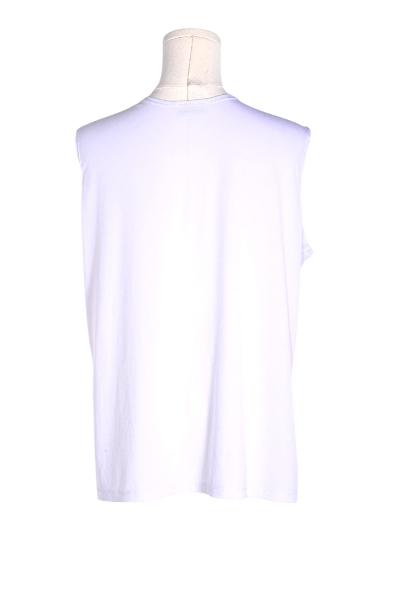 Stylish INITIATIVES Women's White Regular Fit Tank Tops - Size XL