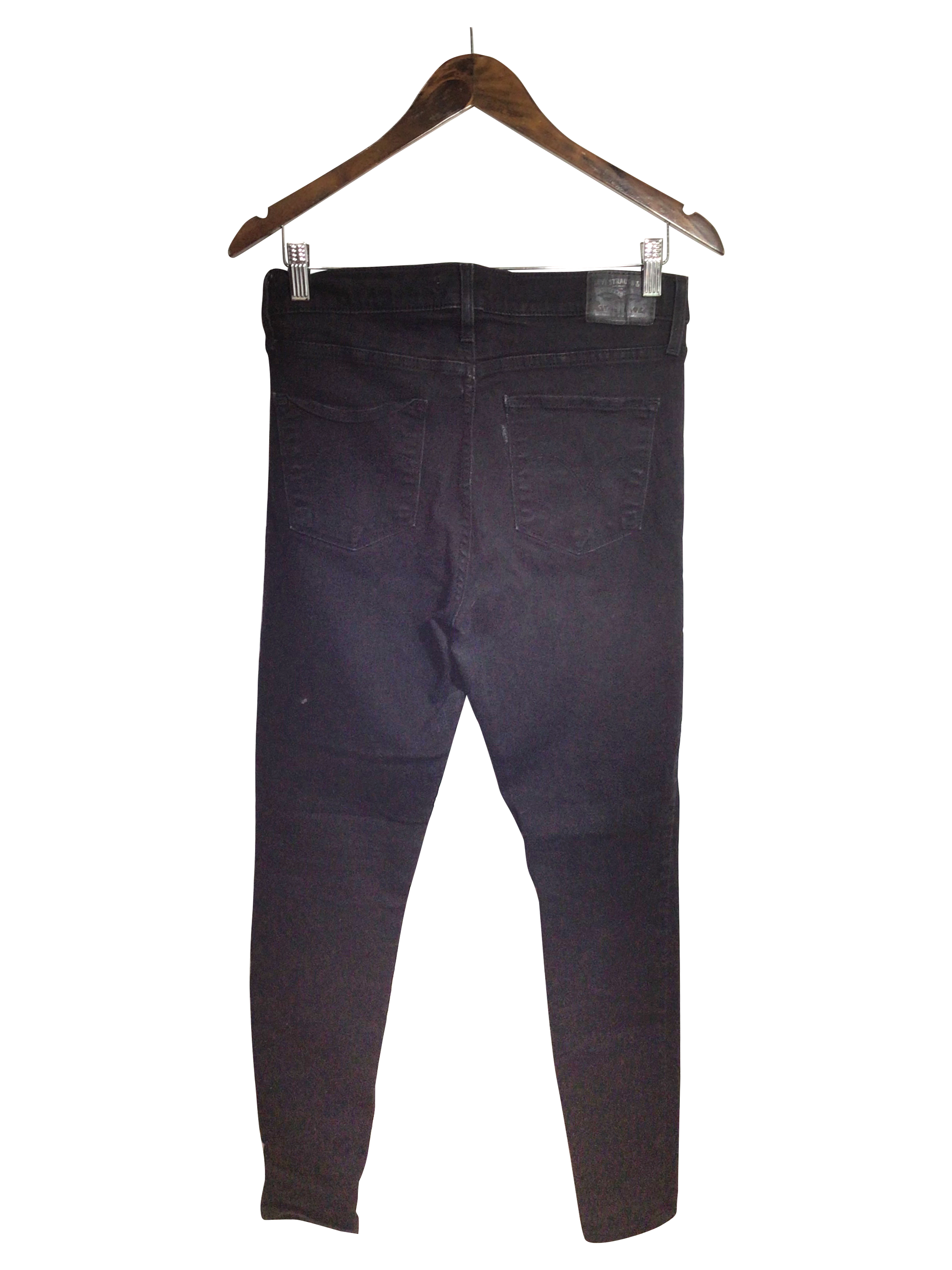 LEVI'S Second Hand Women's Black Regular Fit Straight-Legged Jeans - Size 30