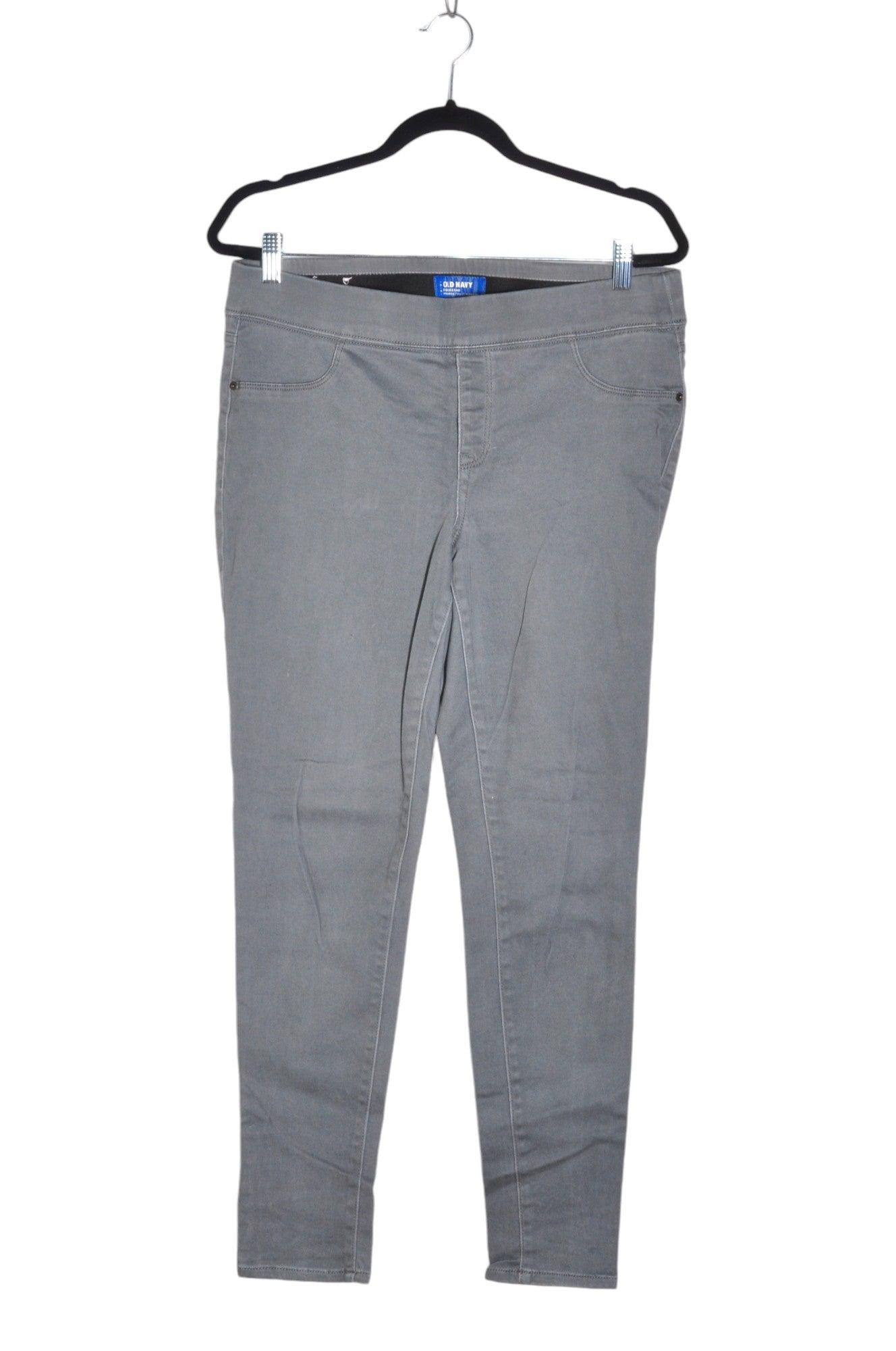 Stylish OLD NAVY Women's Gray Regular Fit Work Pants - Size 12