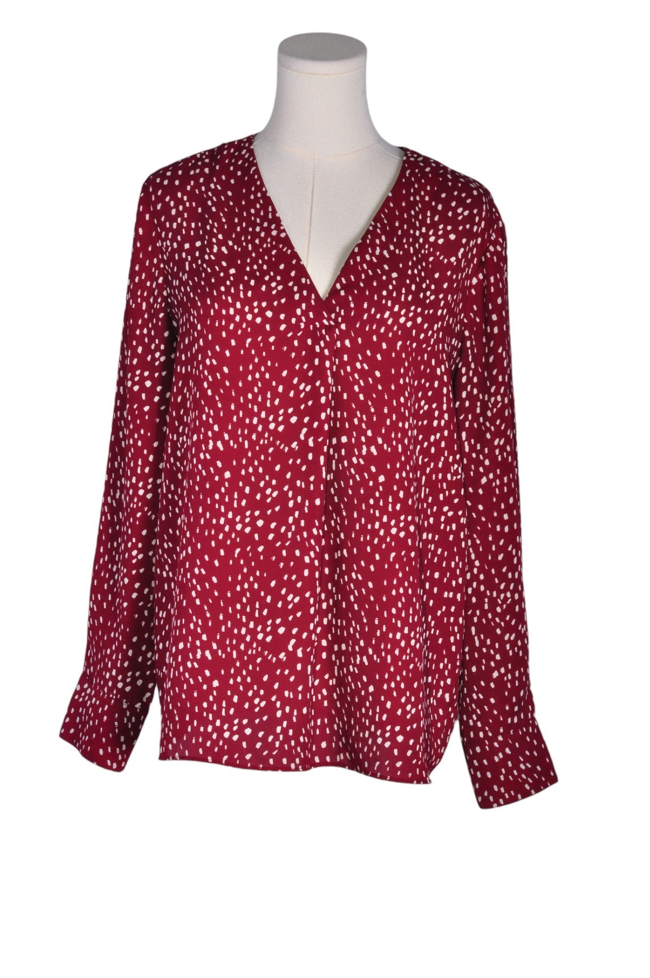 BANANA REPUBLIC Stylish Women's Red Regular-Fit Blouses - Size M