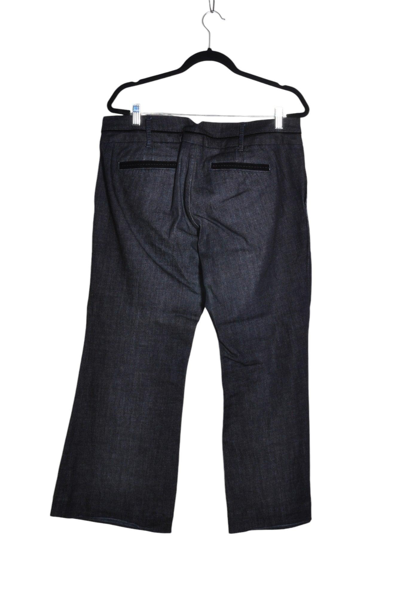 BANANA REPUBLIC Women's Stylish Blue Regular Fit Straight-Legged Jeans - Size 14