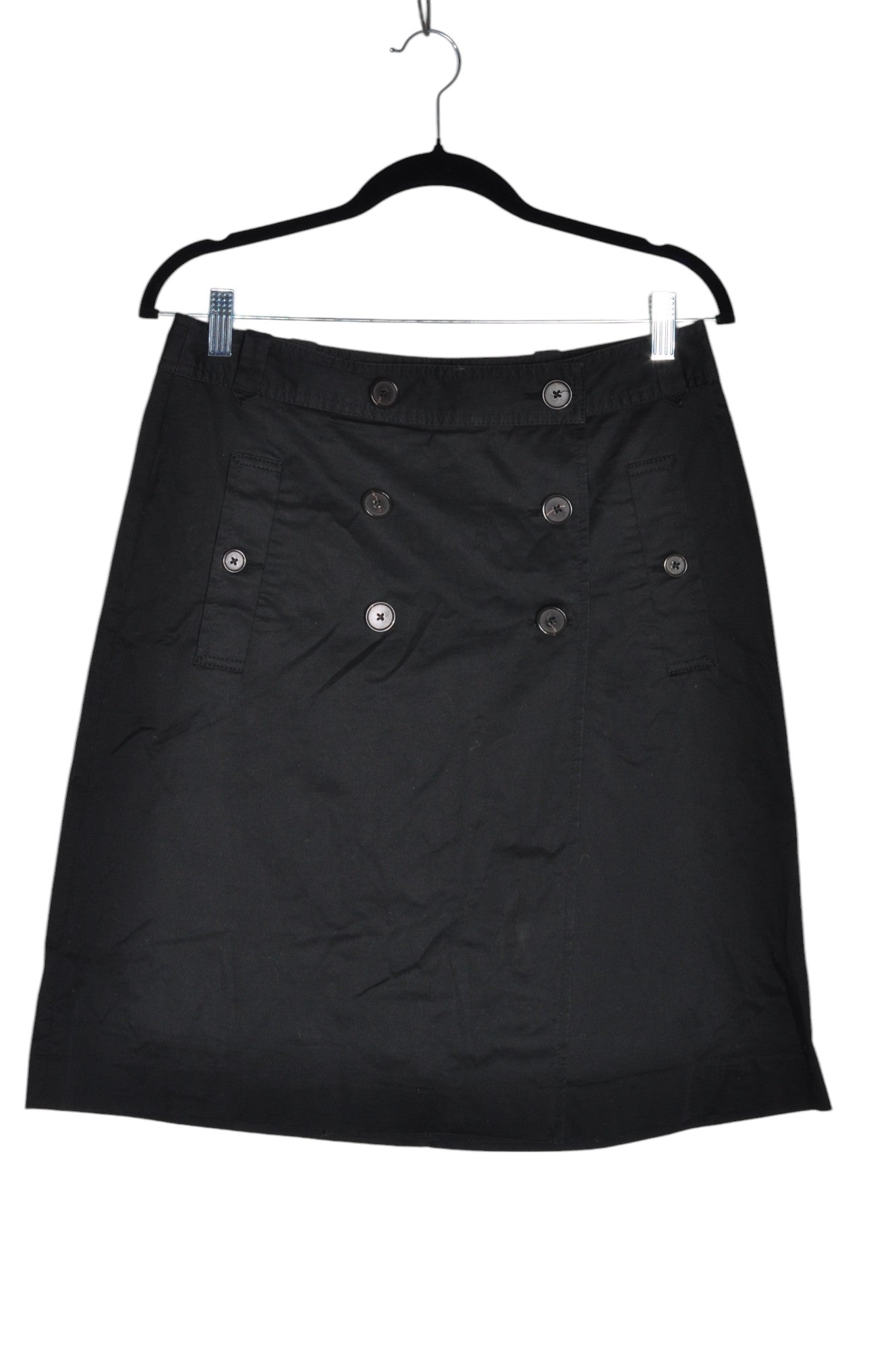 BANANA REPUBLIC Stylish Women's Casual Black Regular Fit Skirt - Size 8