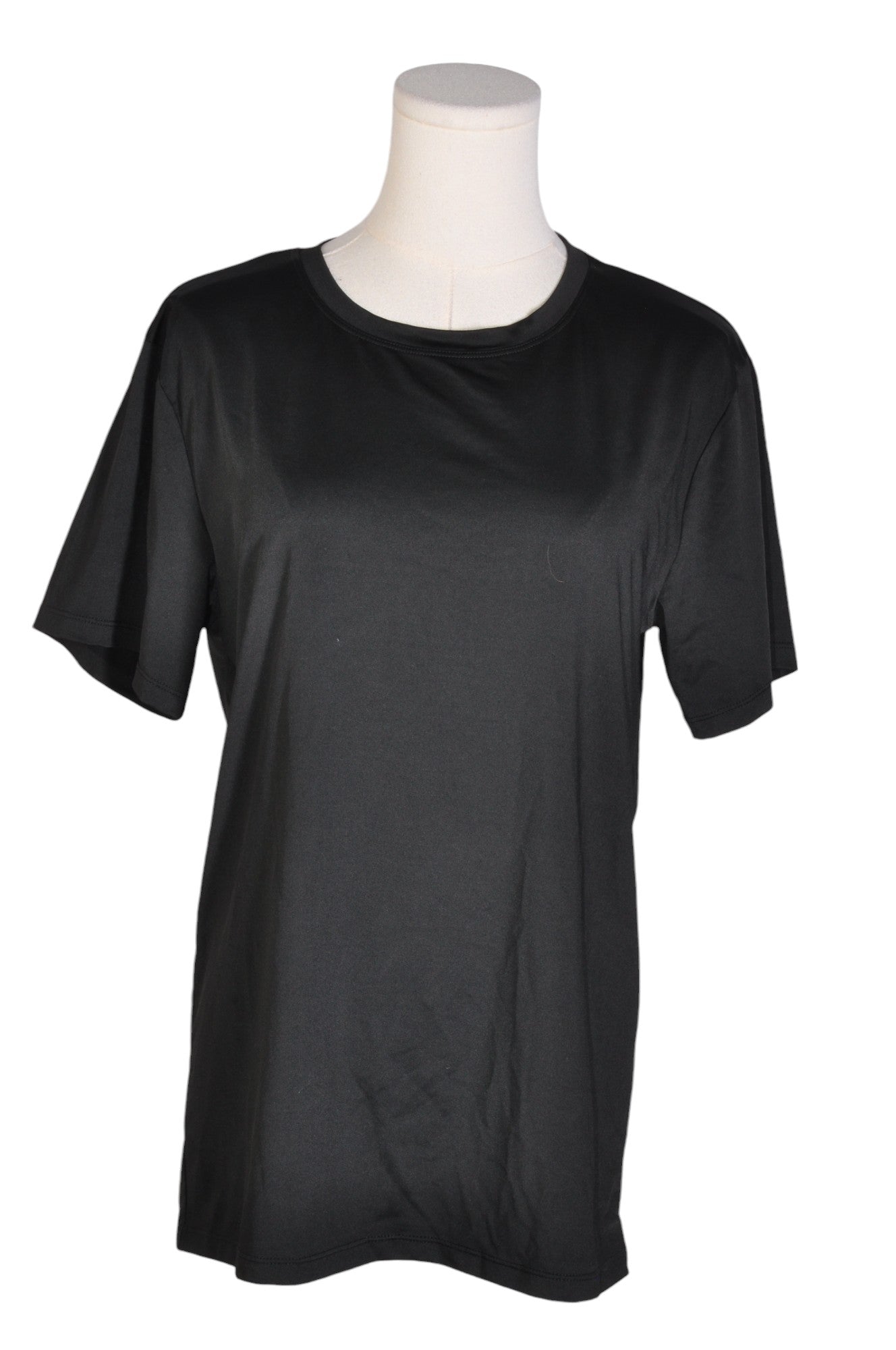 Stylish HOMY COMY Women's Black Regular-Fit T-Shirt - Size L
