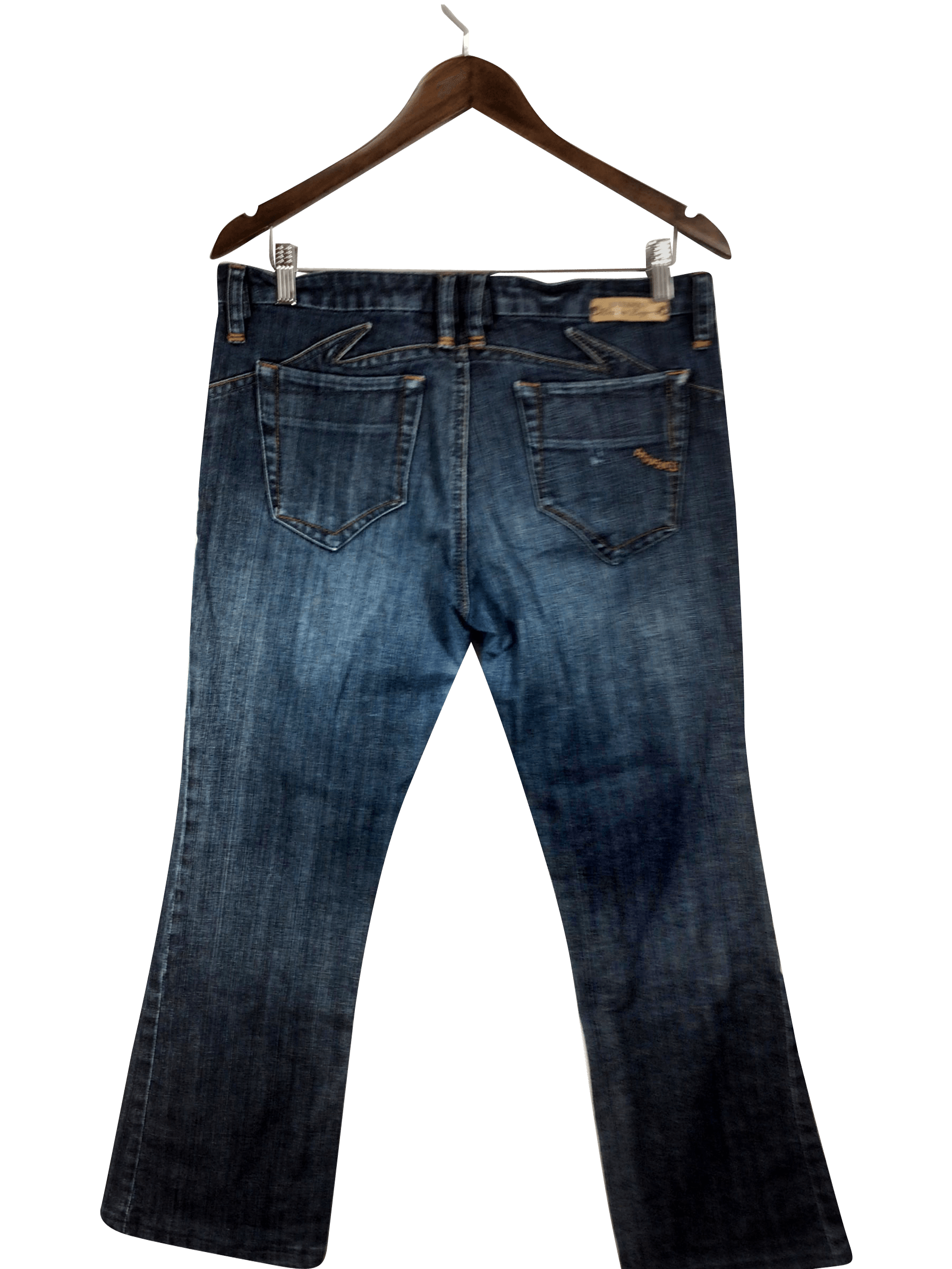 PARASUCO Blue Regular Fit Straight - Legged Second - Hand Jeans Size 8