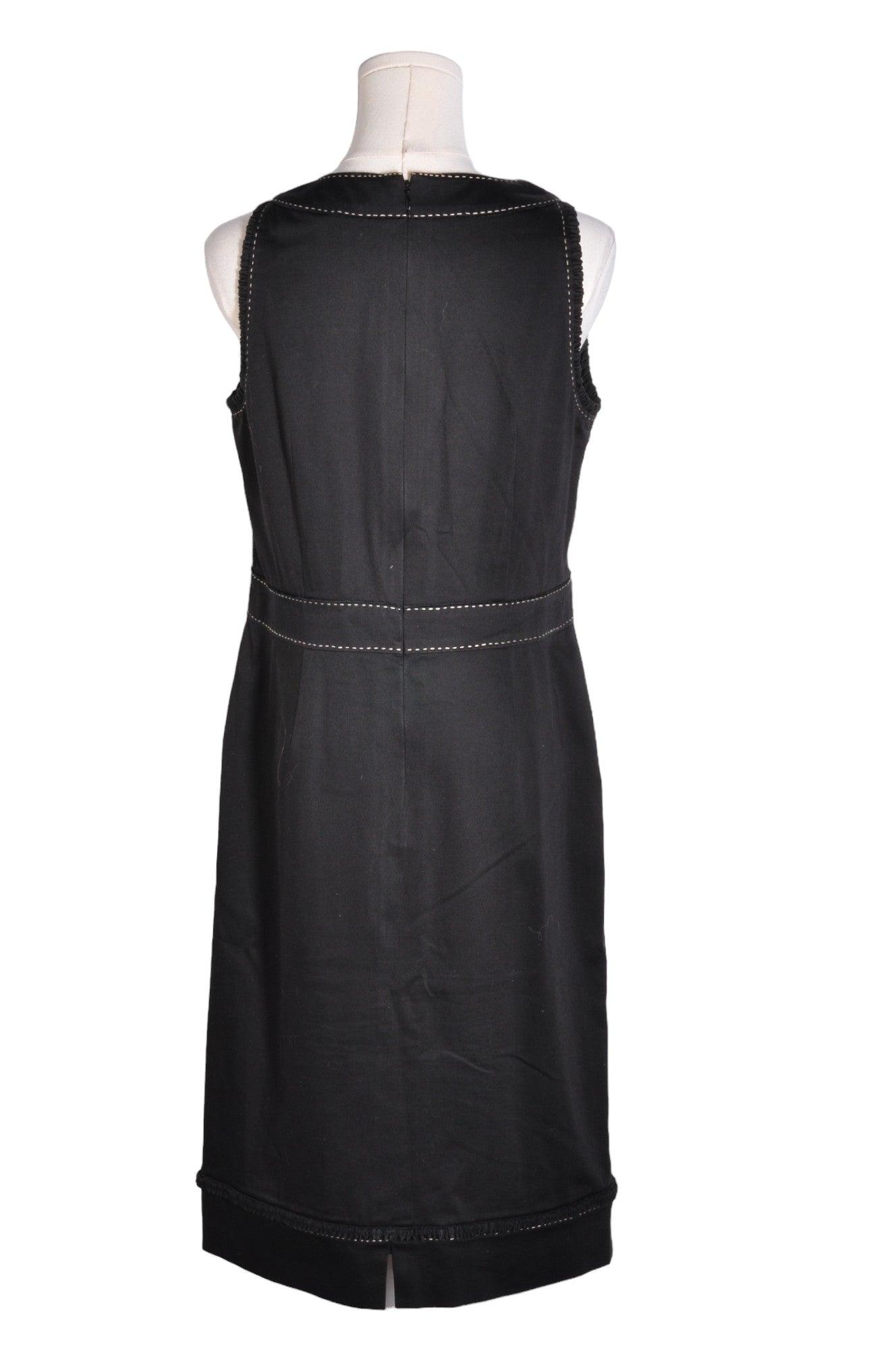 CARLISLE Stylish Women's Regular-Fit Black Shift Dress - Size 8