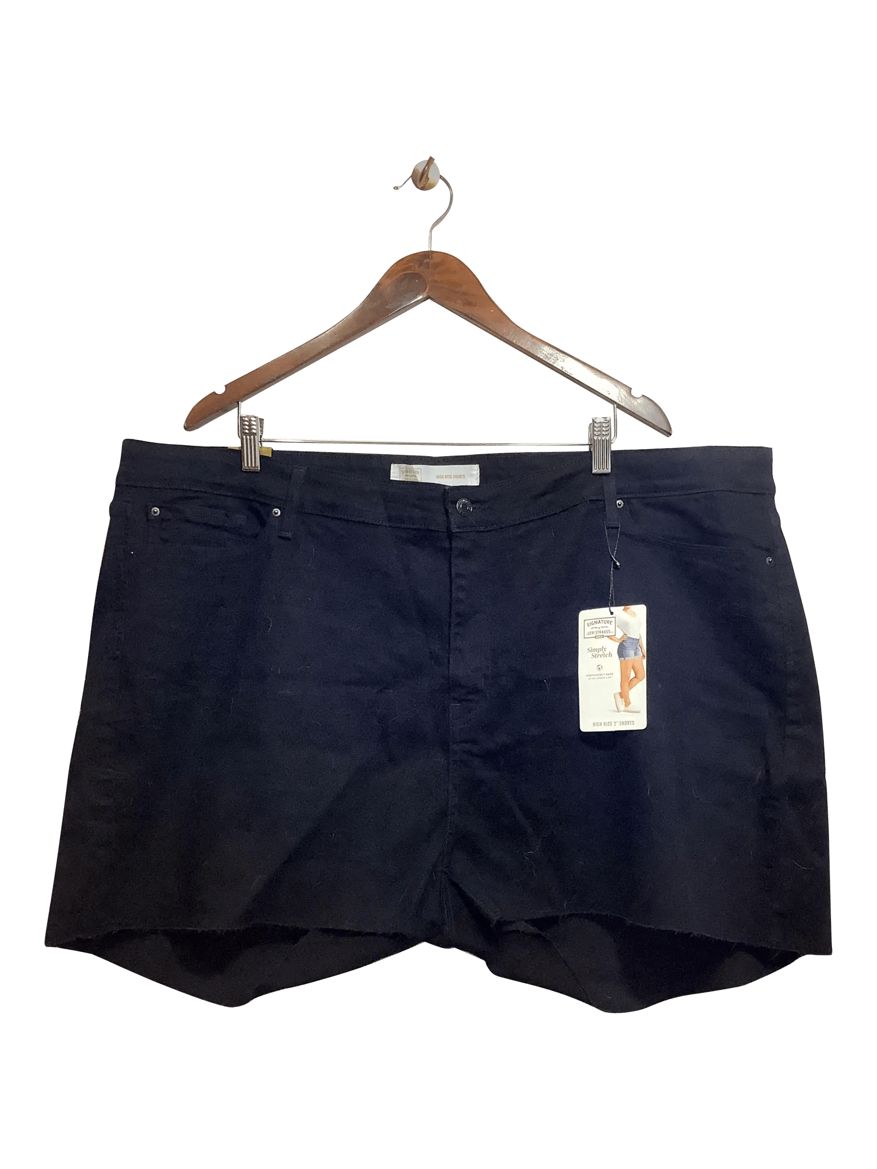 LEVI'S Trendy Regular Fit Black Jean Shorts - Size 28x39