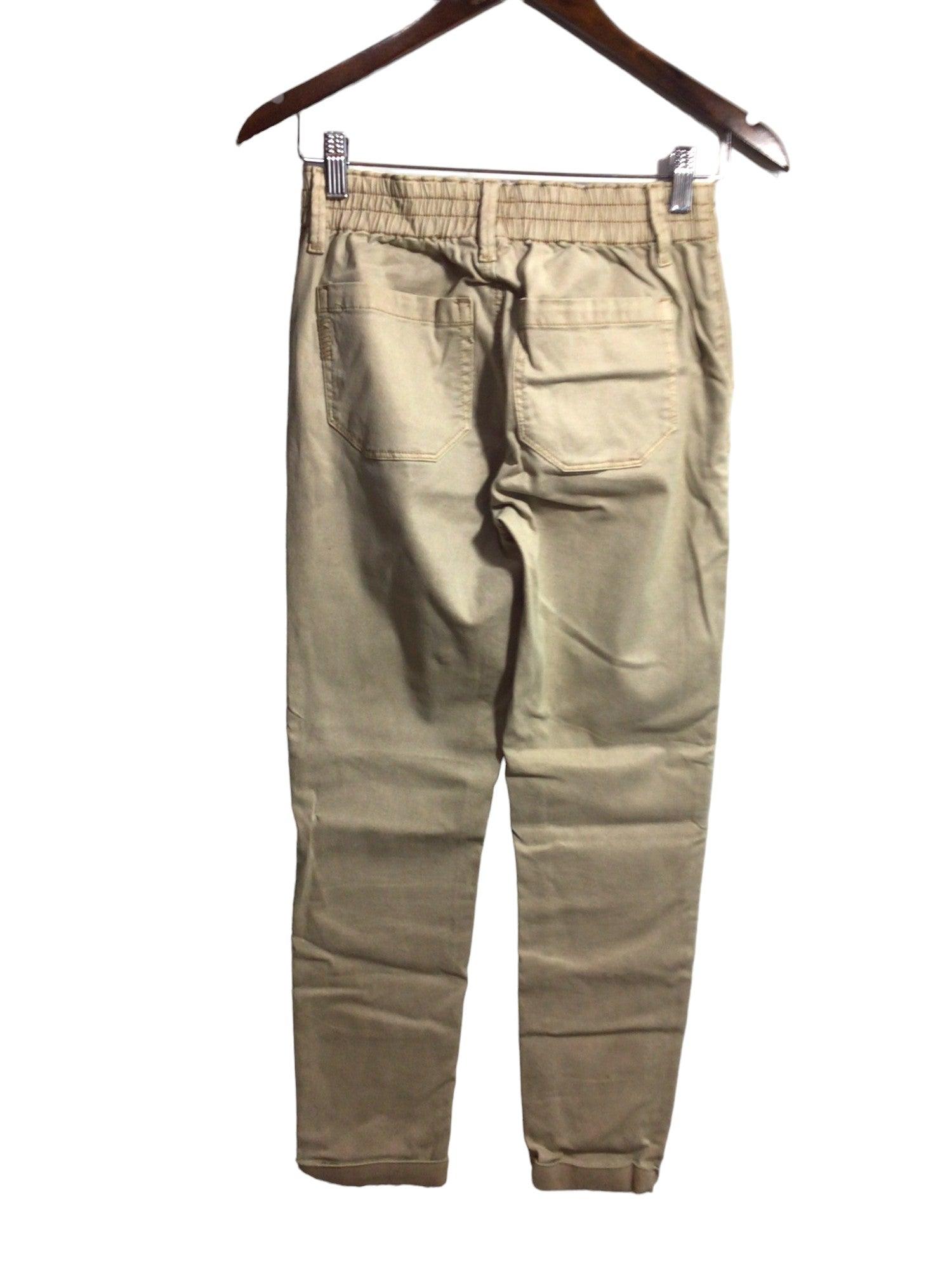 PAIGE Stylish Women's Beige Straight-Legged Regular Fit Jeans - Size 24