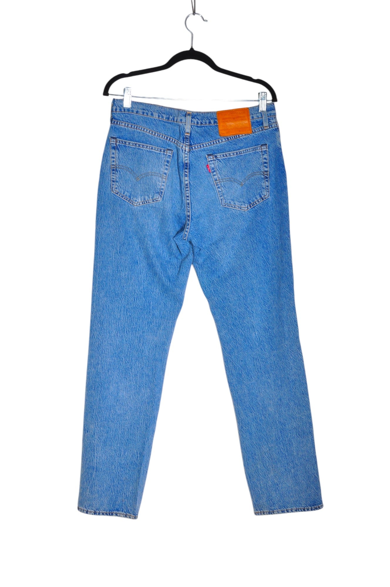 LEVI'S Second Hand Blue Women's Regular Fit Straight-Legged Jeans - Size 30