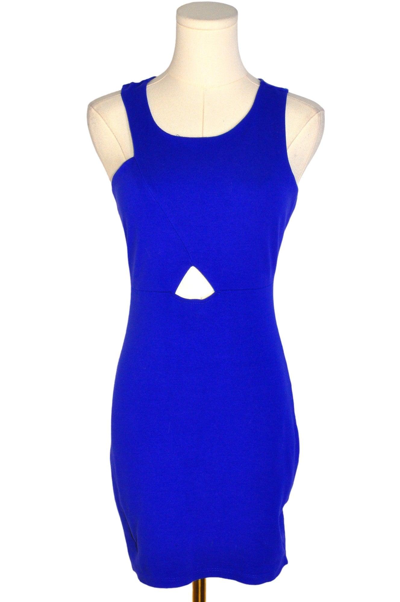 Stylish IMPRESS Women's Blue Regular Fit Bodycon Dress - Size XS