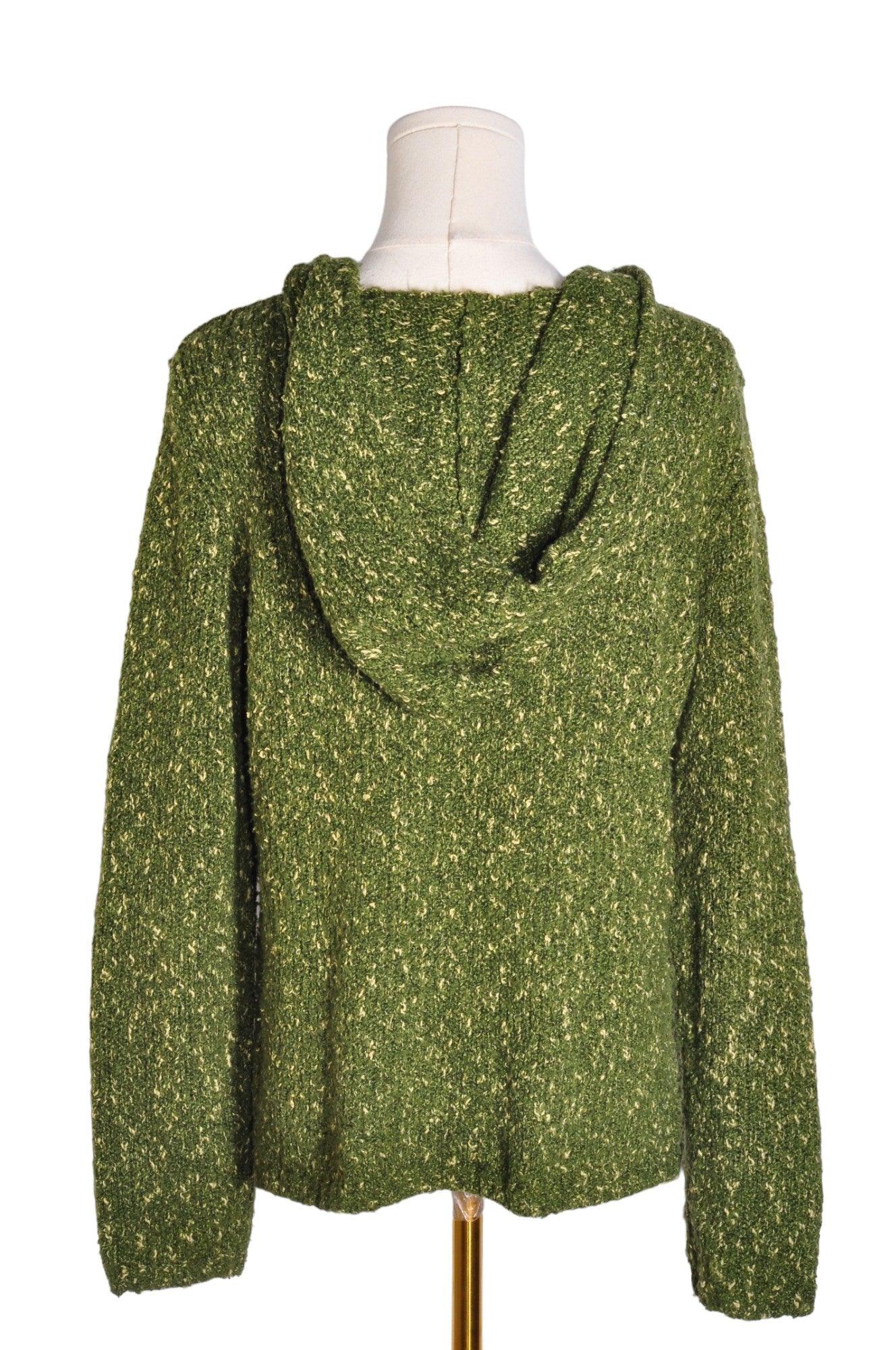 LIZ CLAIBORNE Stylish Women's Green Regular Fit Sweatshirt - Size M