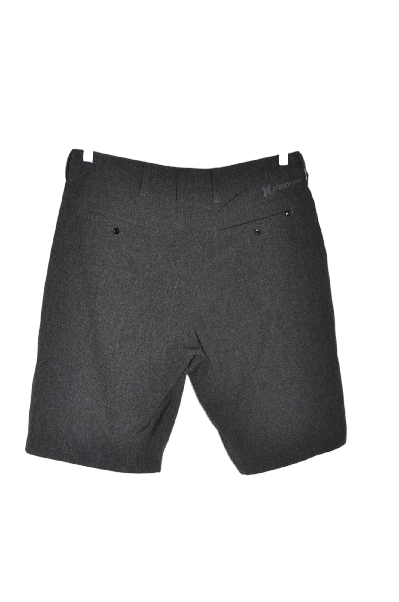 HURLEY Men's Classic Gray Regular Fit Second - Hand Shorts Size 32