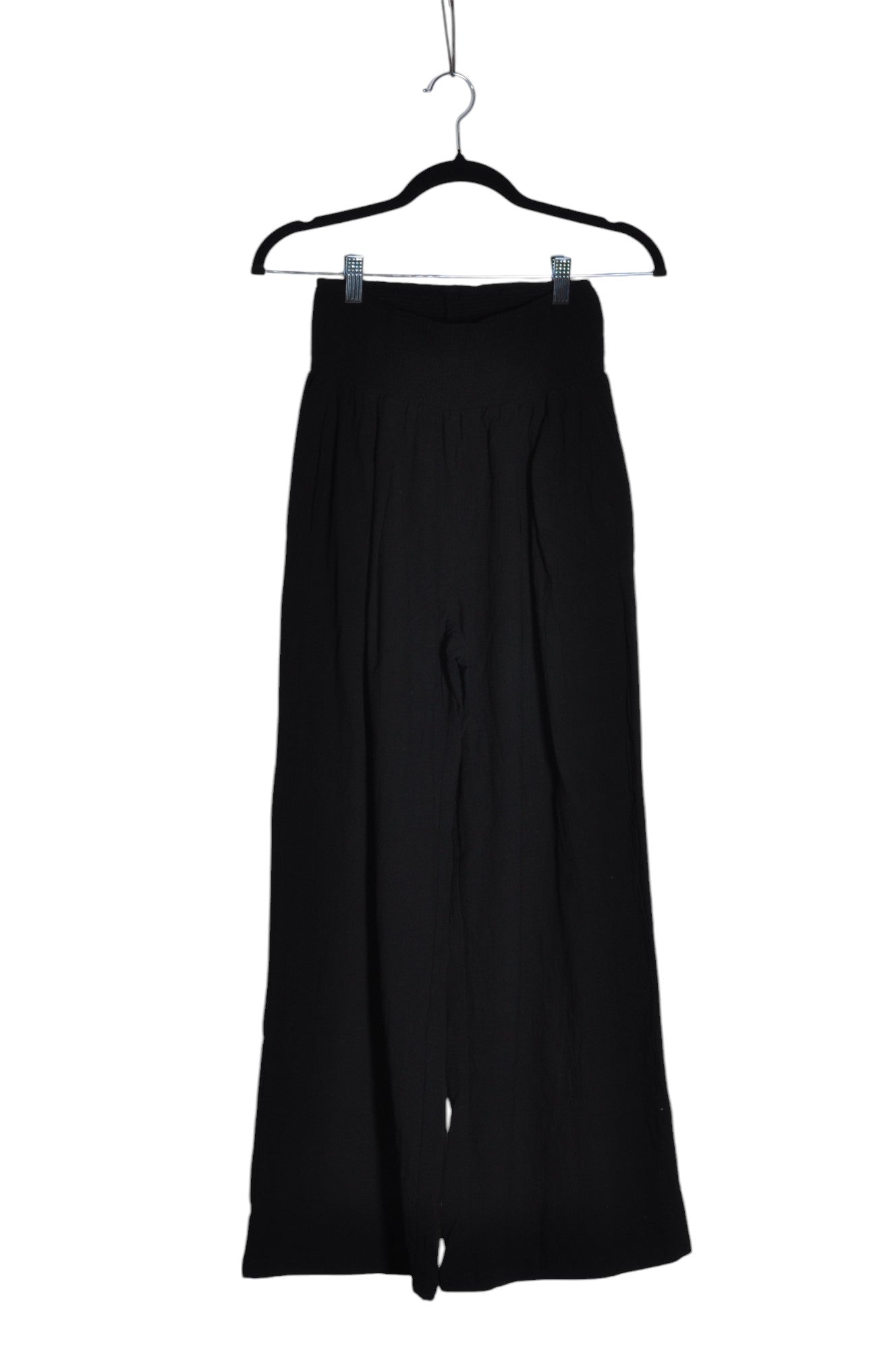 FAMULILY Stylish Women's Black Palazzo Pants - Regular Fit, Size M