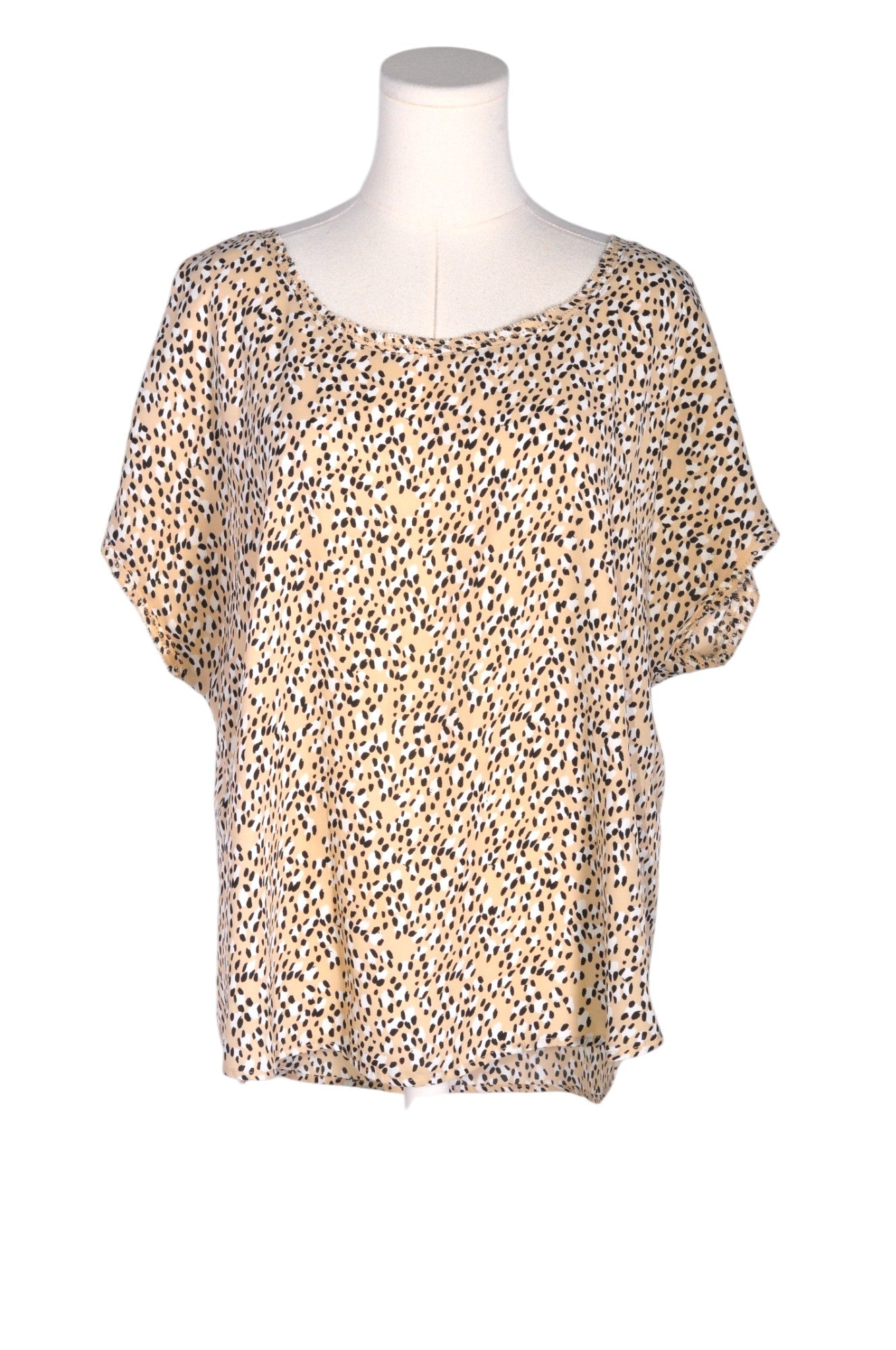 BANANA REPUBLIC Stylish Women's Regular Fit Beige Blouse - Size L