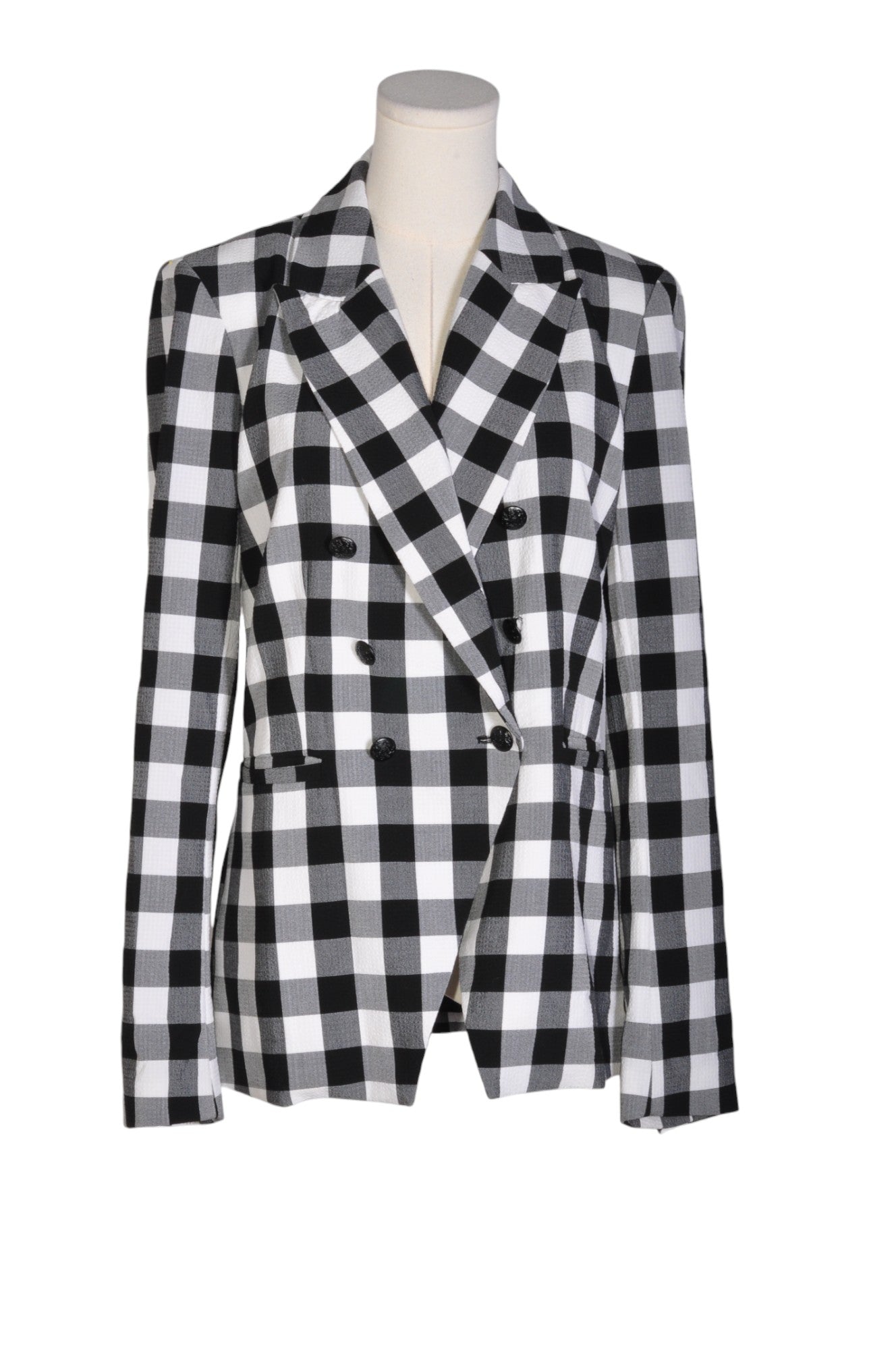 CAROLINA BELLE Black Regular Fit Second - Hand Blazers in Size M