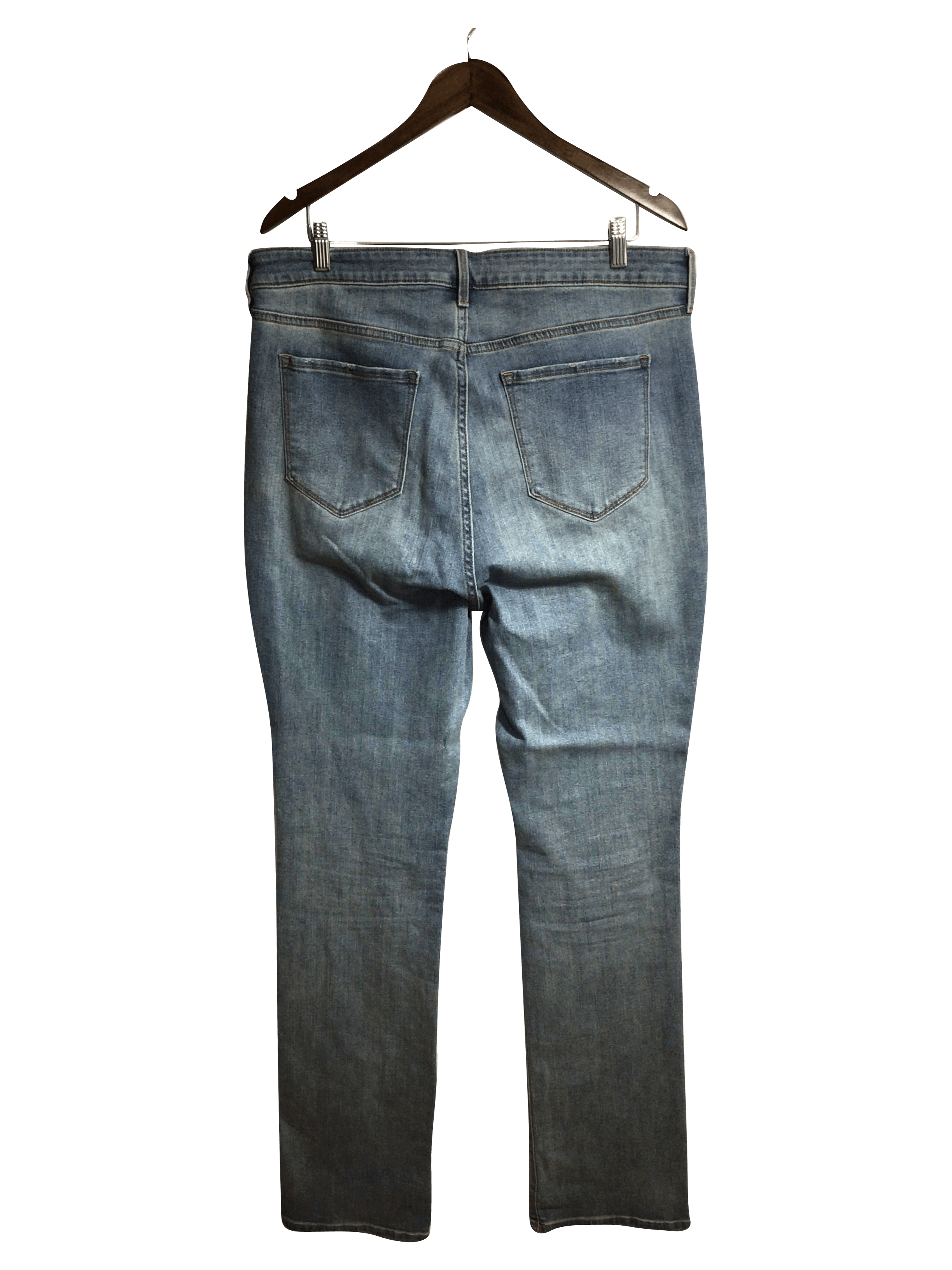 OLD NAVY Stylish Women's Blue Regular Fit Straight-Legged Jeans - Size 16
