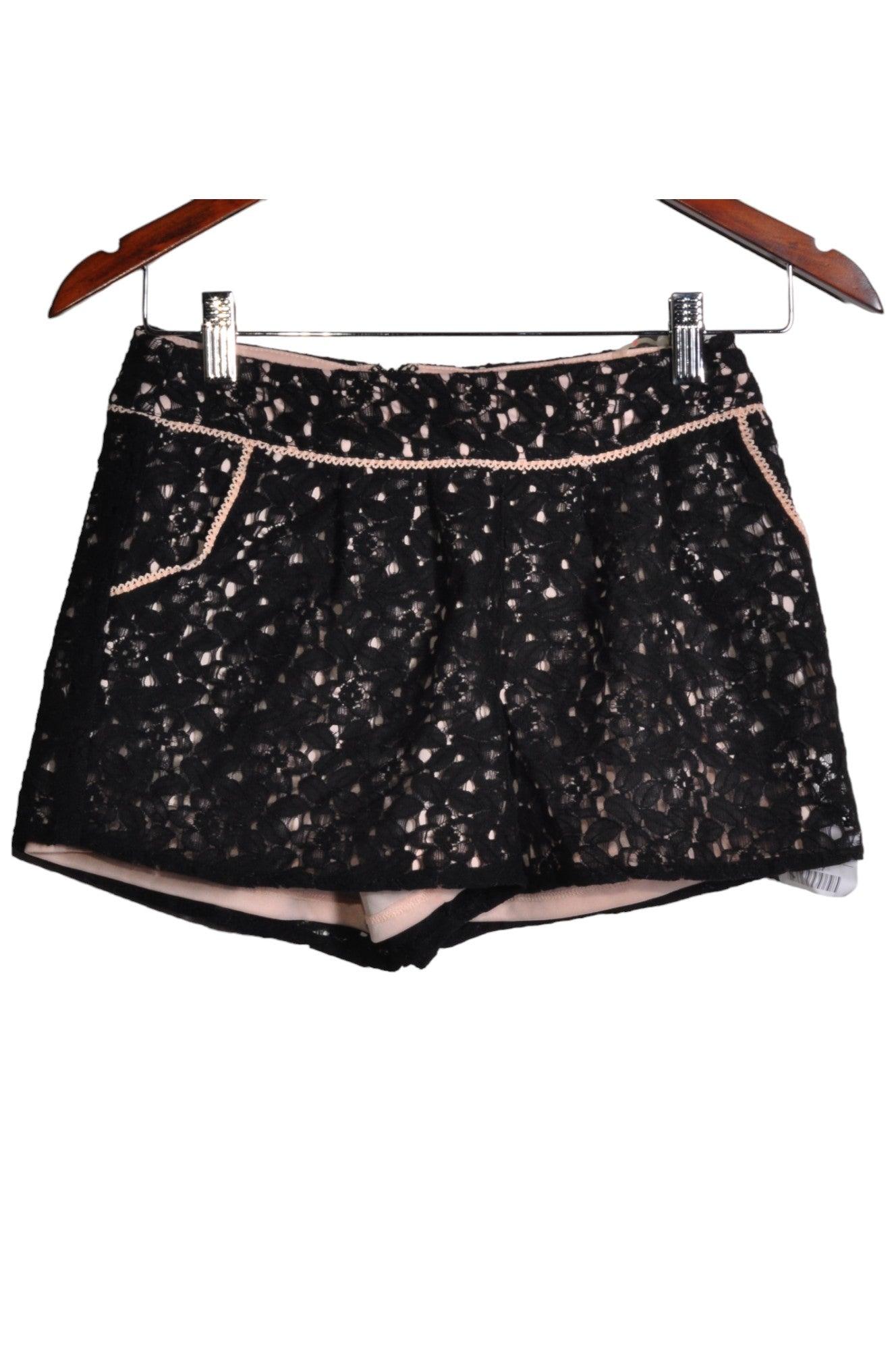 LIPSY LONDON Stylish Women's Classic Black Regular Fit Shorts - Size 4
