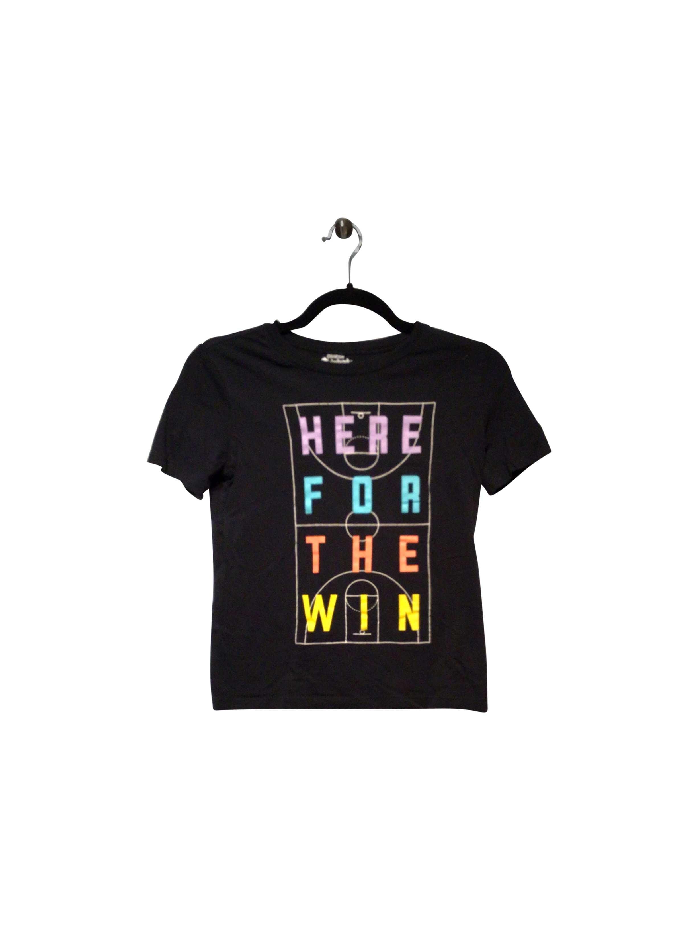 Stylish ORIGINAL Black Regular Fit Second - hand T - shirt Size 10