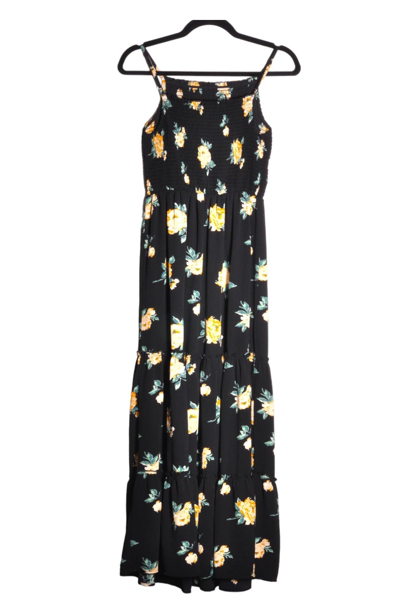 Stylish MIMI CHICA Women's Regular Fit Black Shift Dress - Size L
