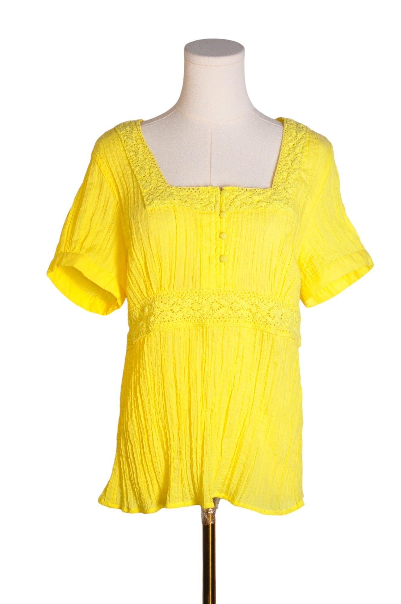 DANIEL LAURENT Women Blouses Regular fit in Yellow - L
