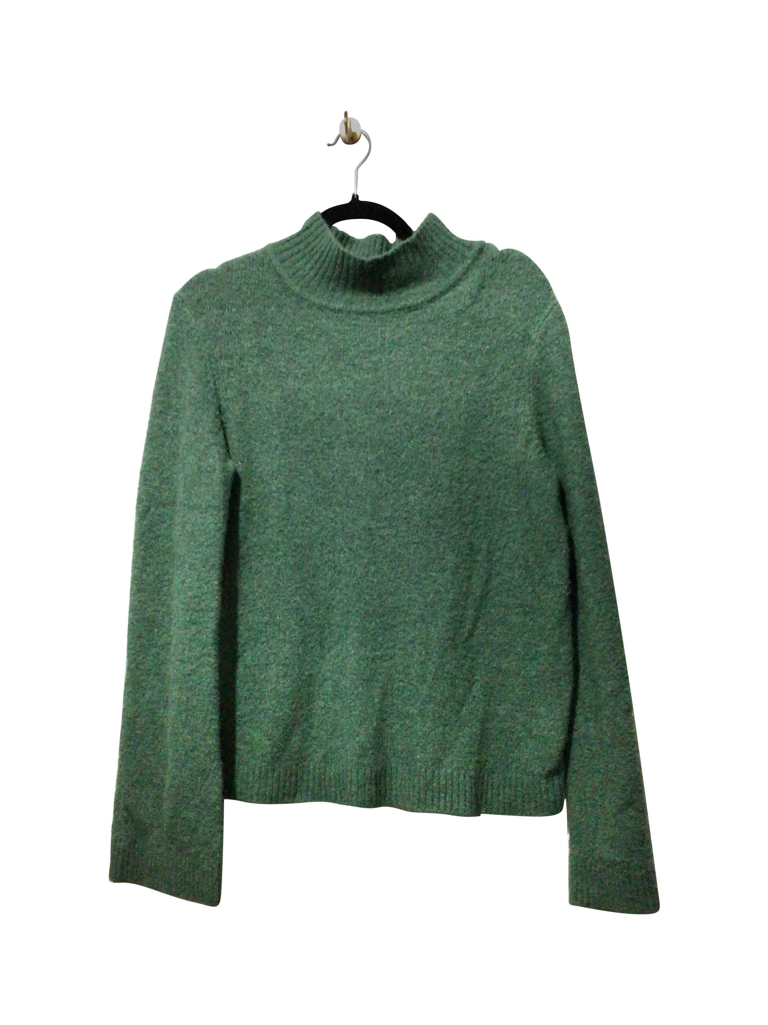 CONTEMPORAINE Stylish Regular Fit Green T-shirt - Size S