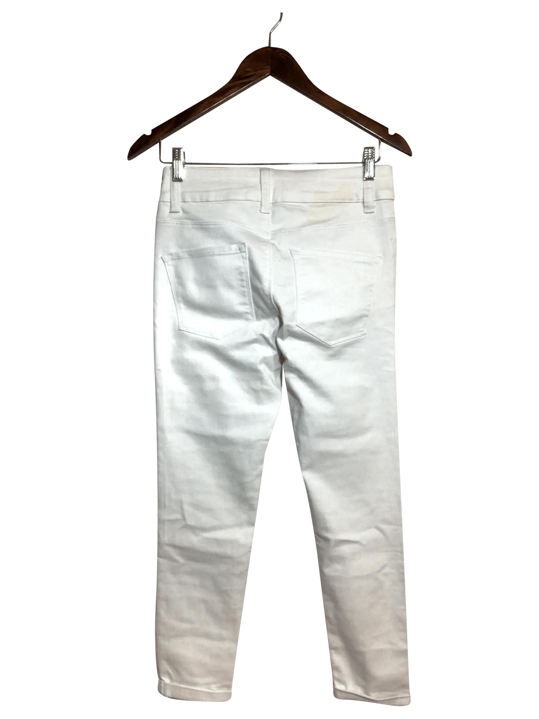 LIQUIDX White Regular Fit Ankle-Length Straight-Legged Second-Hand Jean - Size 6