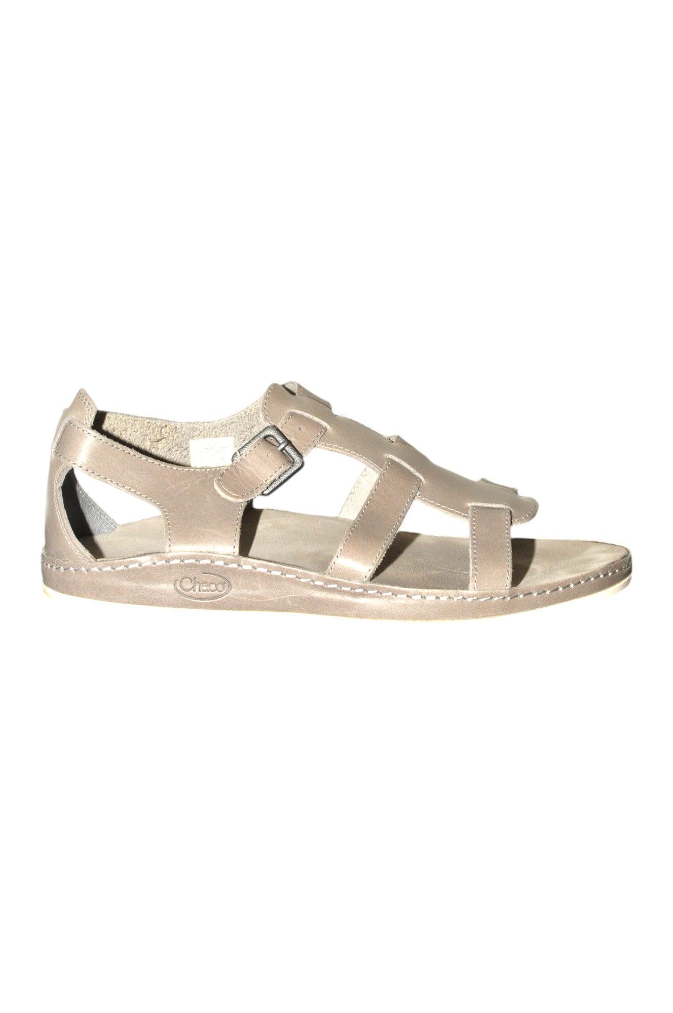 CHACO Stylish Women's Gray Sandals with Regular Fit - Size 9