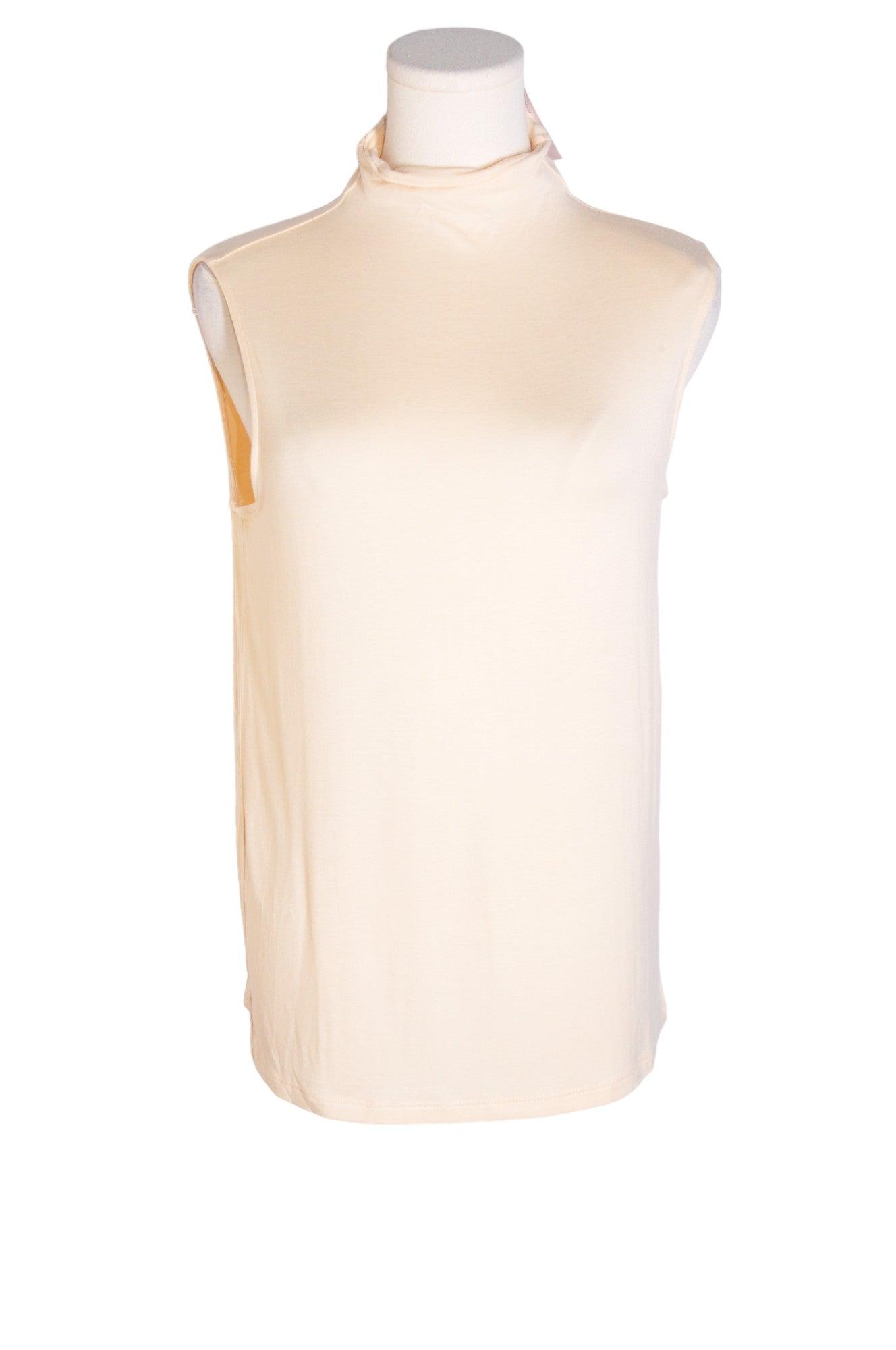 BANANA REPUBLIC Women's White Regular Fit Sleeveless Blouse - XS