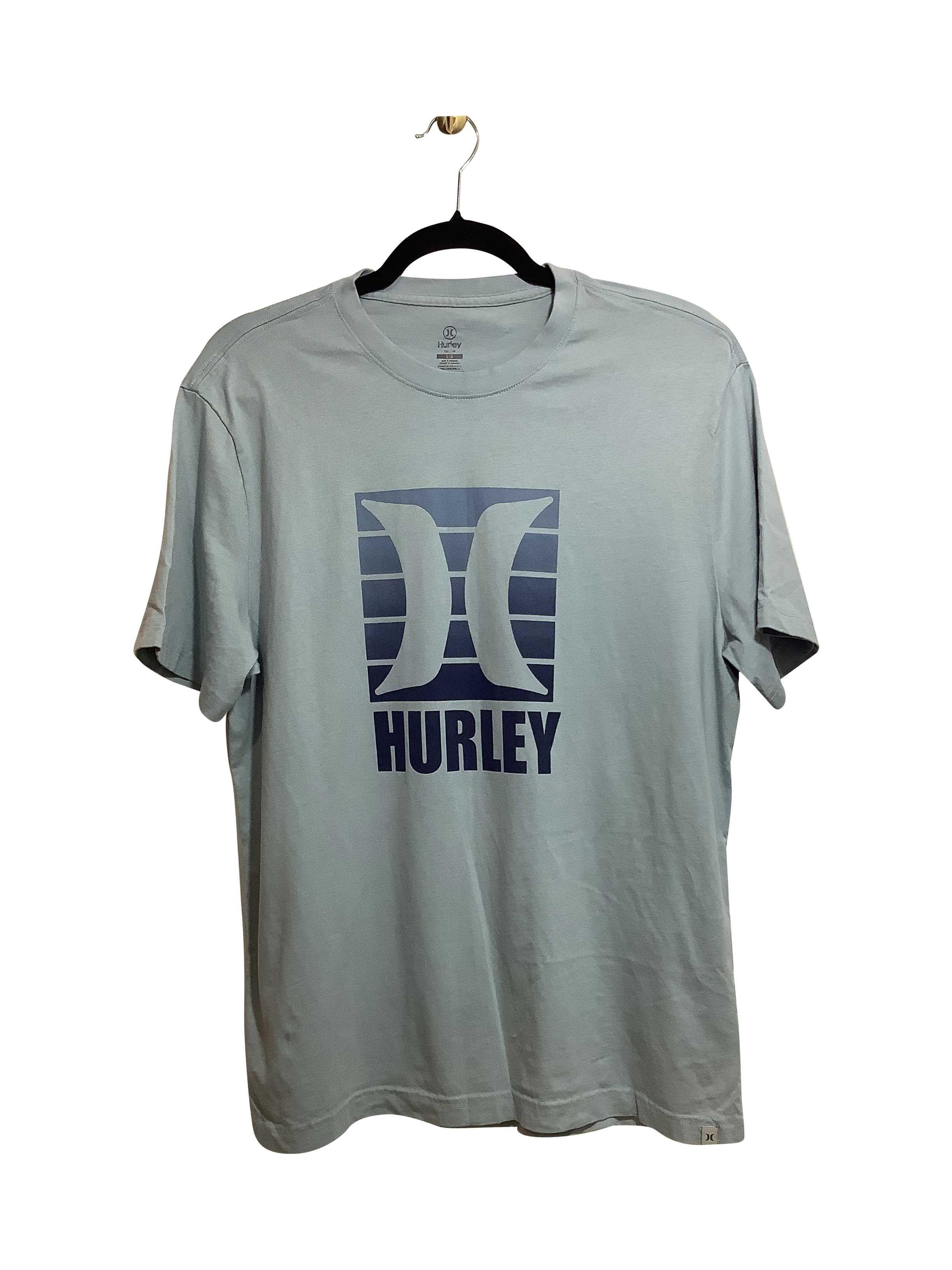 HURLEY Stylish Regular Fit Blue T-shirt - Size L