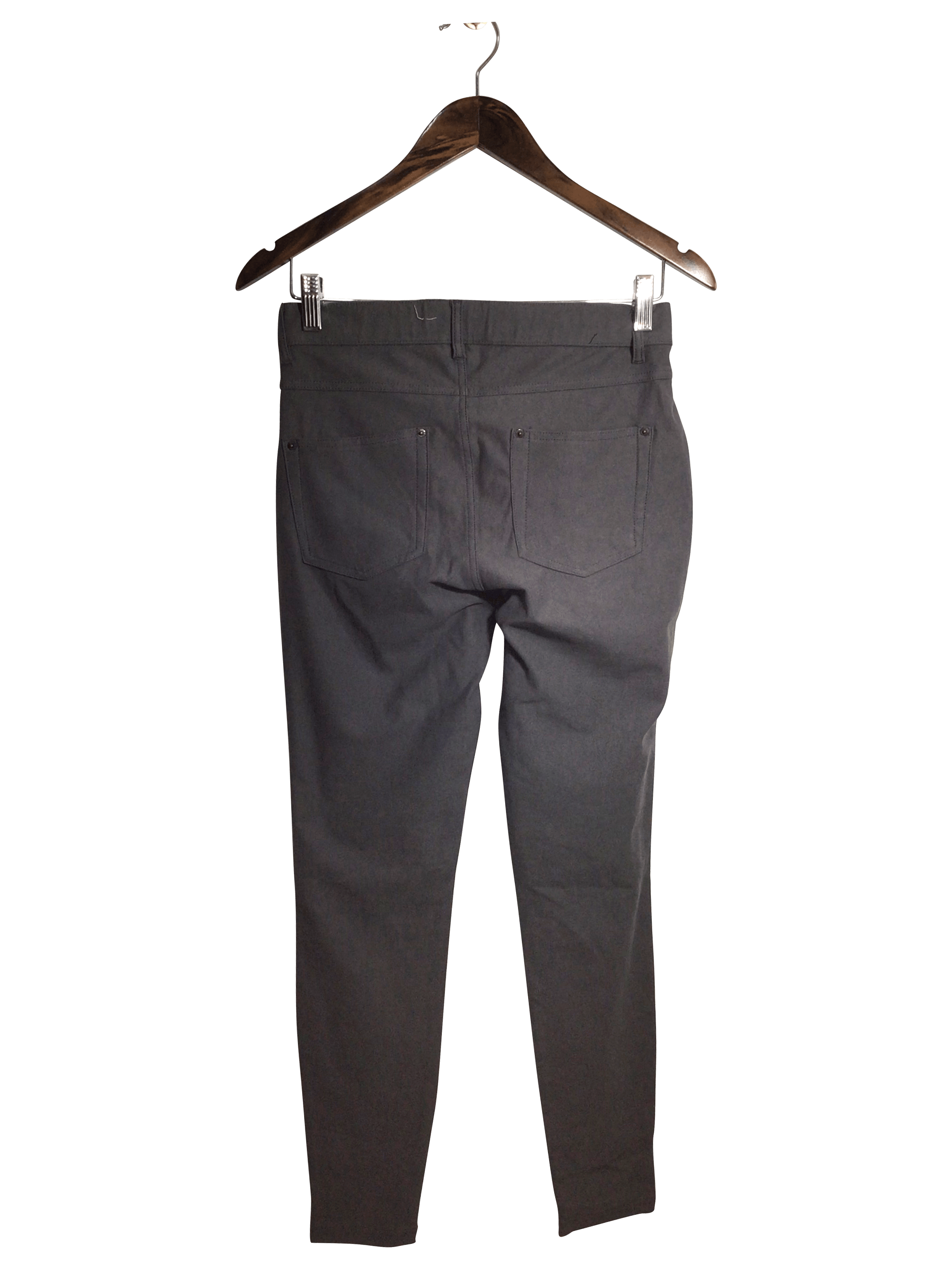 HUE Women's Stylish Gray Regular-Fit Straight-Legged Jeans - Size M