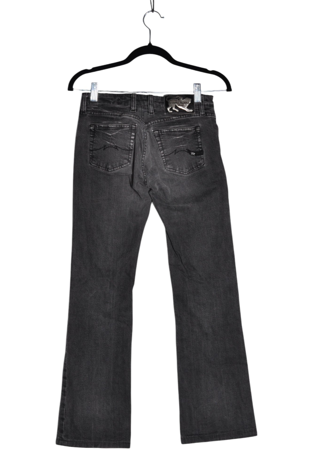 PARASUCO Stylish Women's Gray Regular Fit Straight-Legged Jeans - Size 27