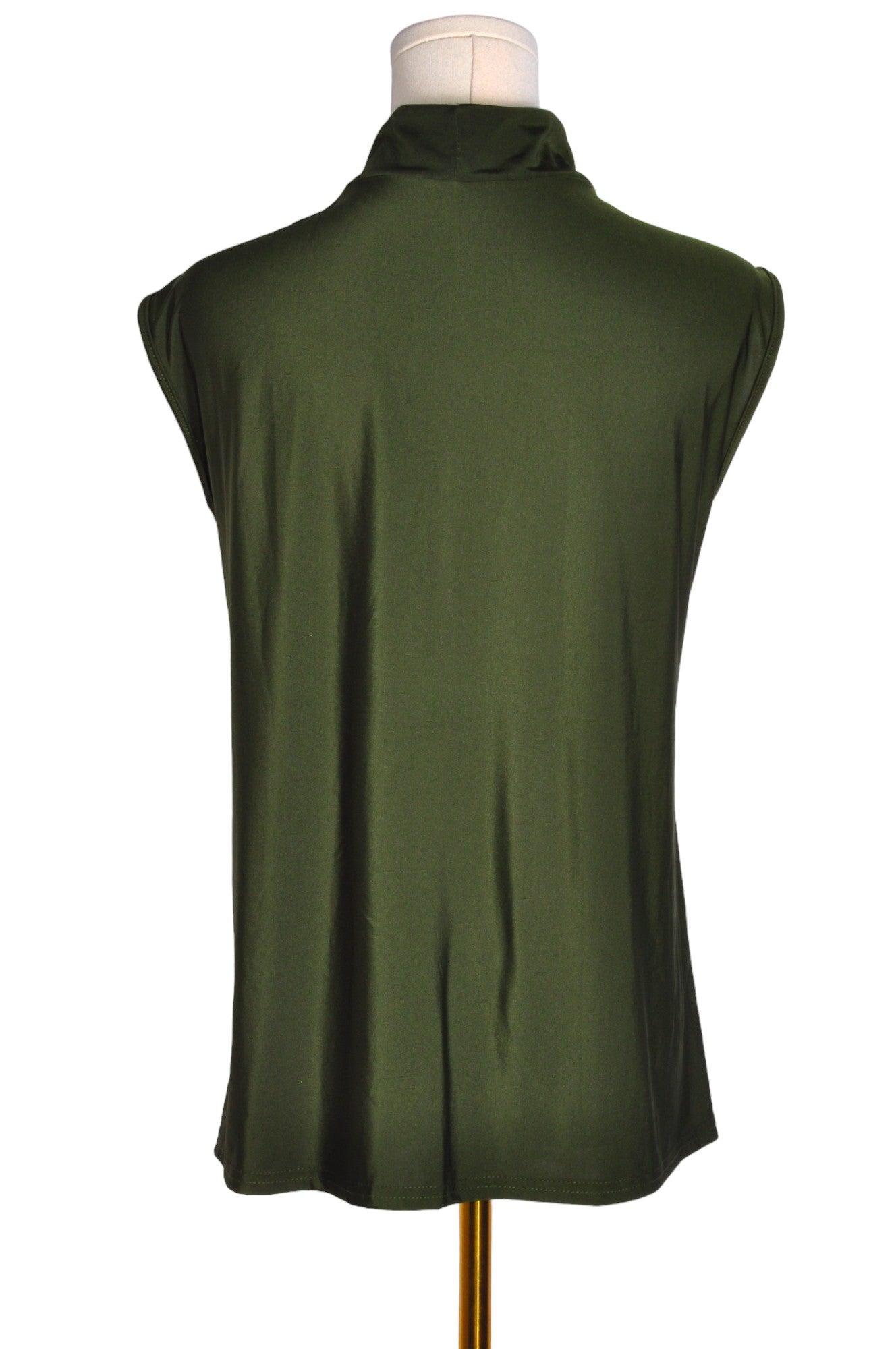 FIRMIANA Stylish Green Women's Regular-Fit Blouses - XL