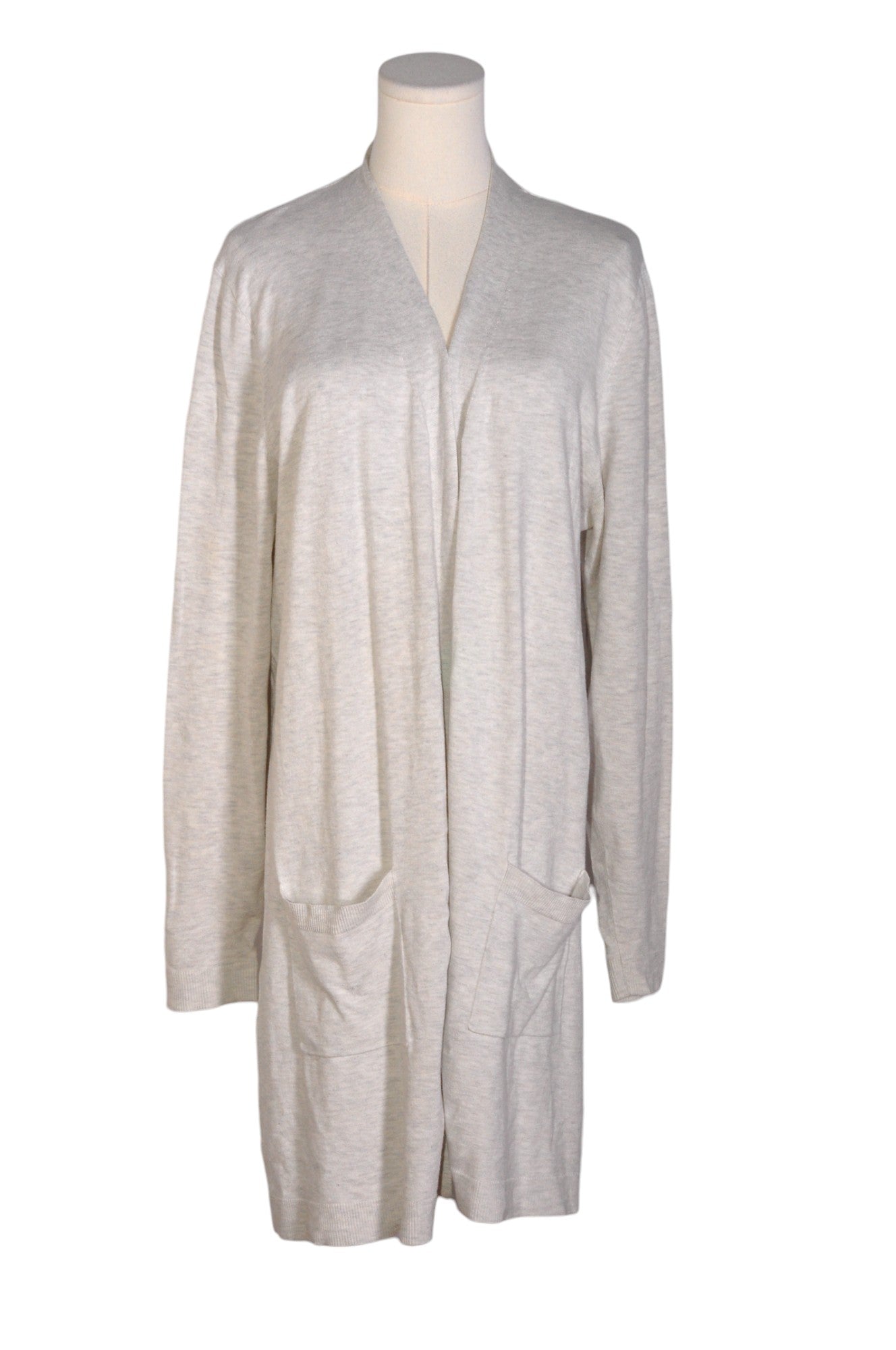 CONTEMPORAINE Stylish Women's Beige Regular Fit Cardigans - XL