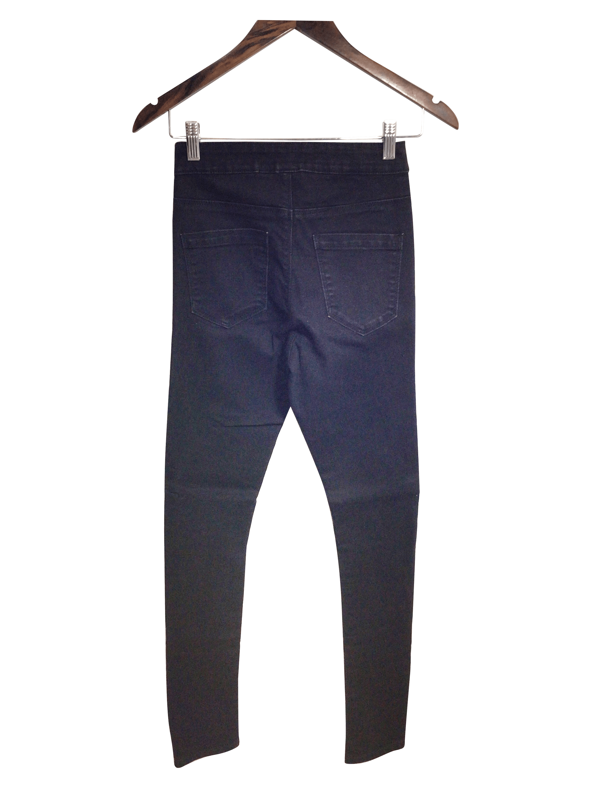 FOREVER 21 Stylish Women's Black Regular Fit Straight-Legged Jeans Size 24
