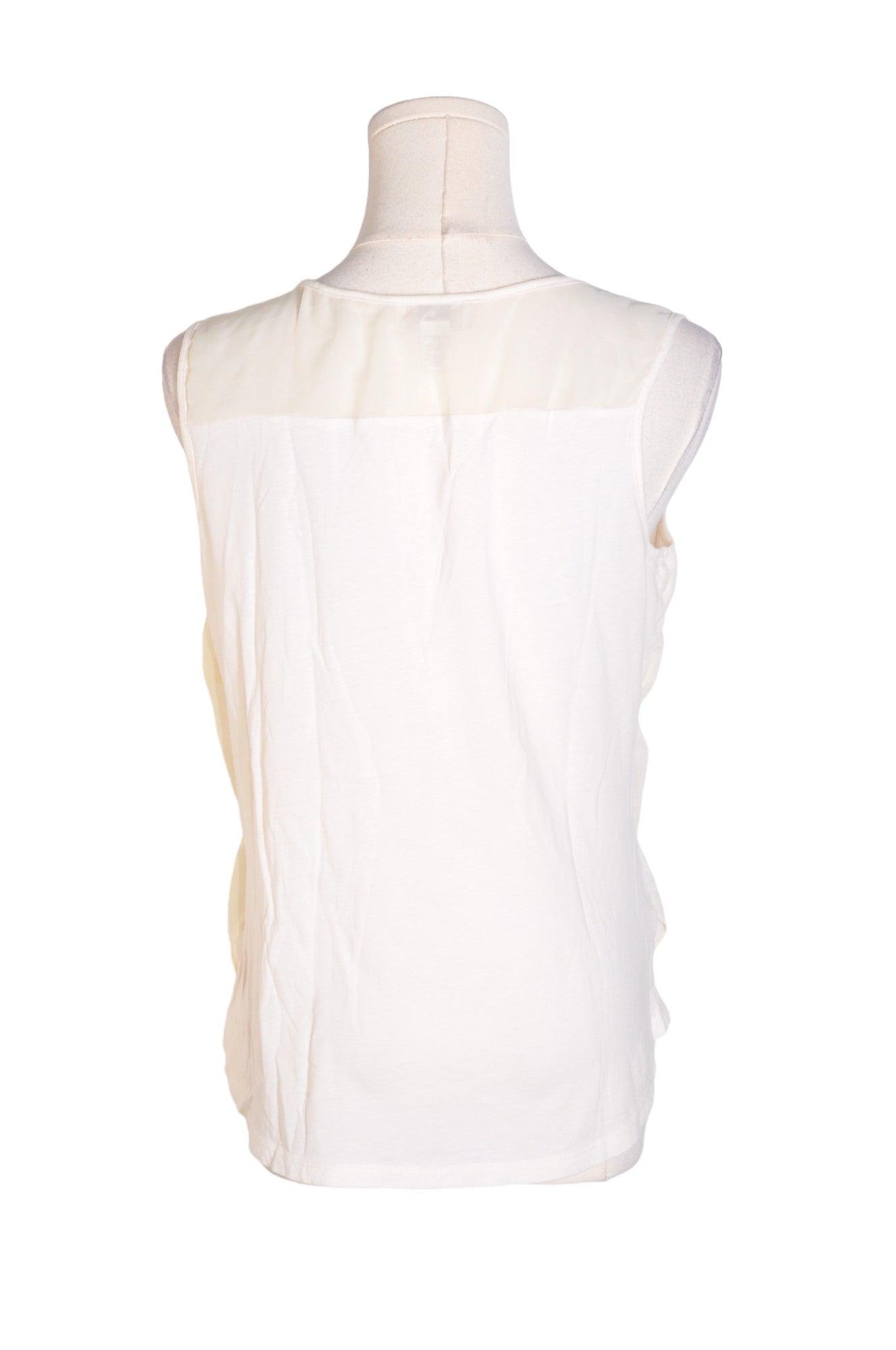 LOFT Stylish White Regular - fit Women's Blouses - Size M