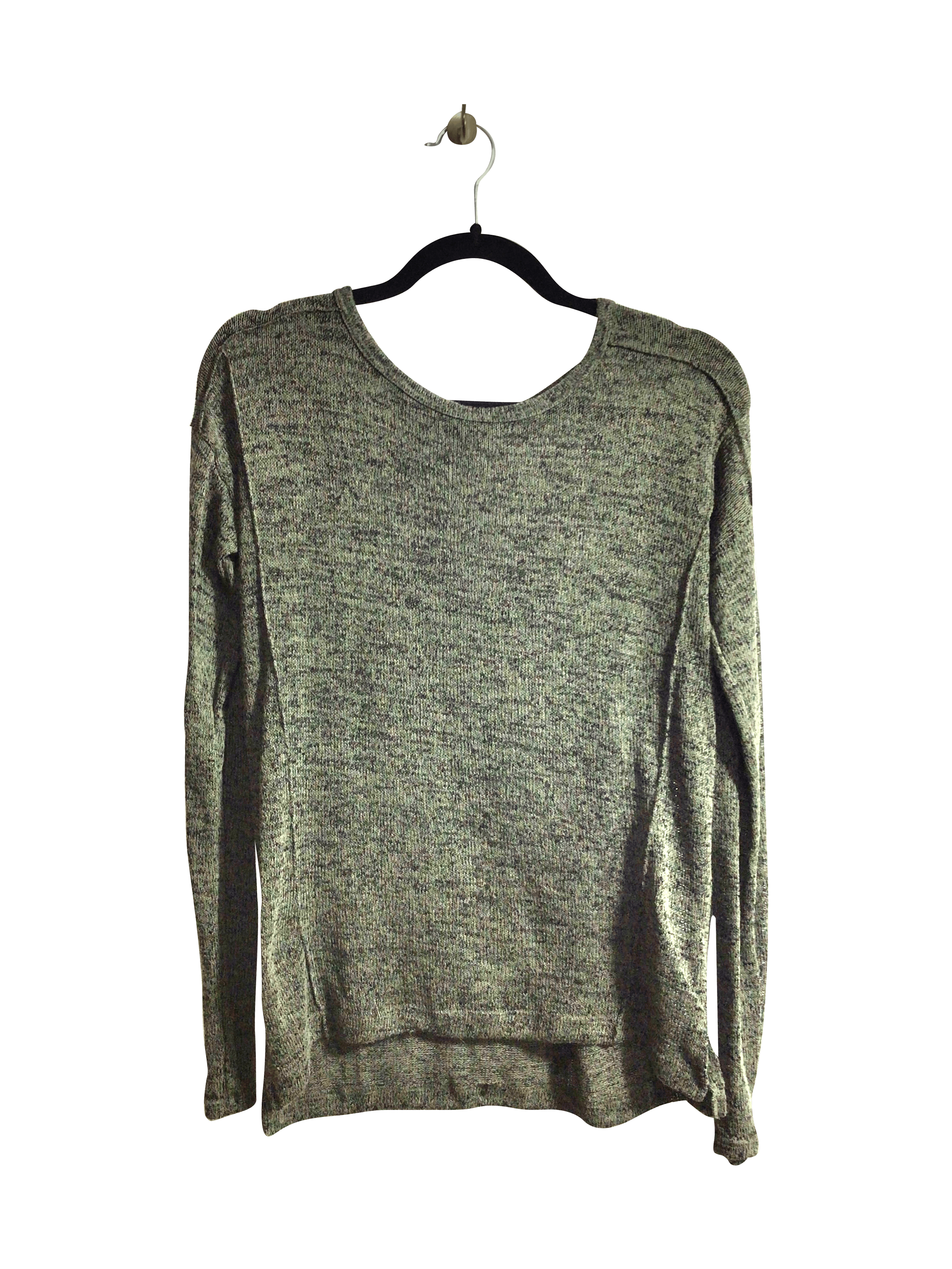 Stylish MNS COLLECTION Green Regular Fit Women's Long-Sleeve T-Shirt - Size S