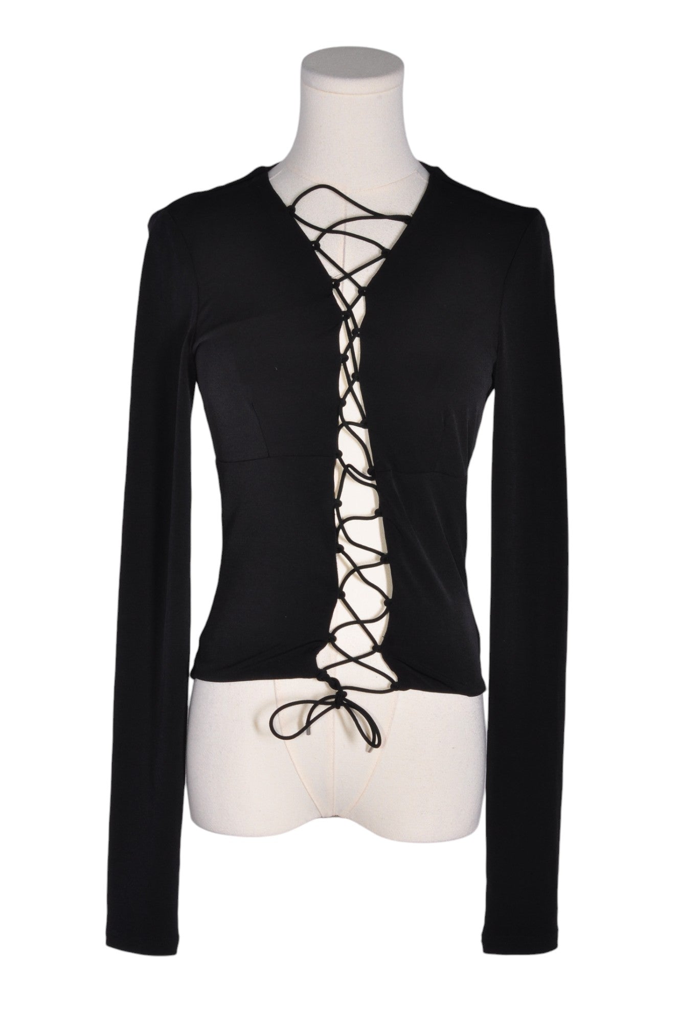 I.AM.GIA. Stylish Women's Regular-Fit Black Blouse - Size M