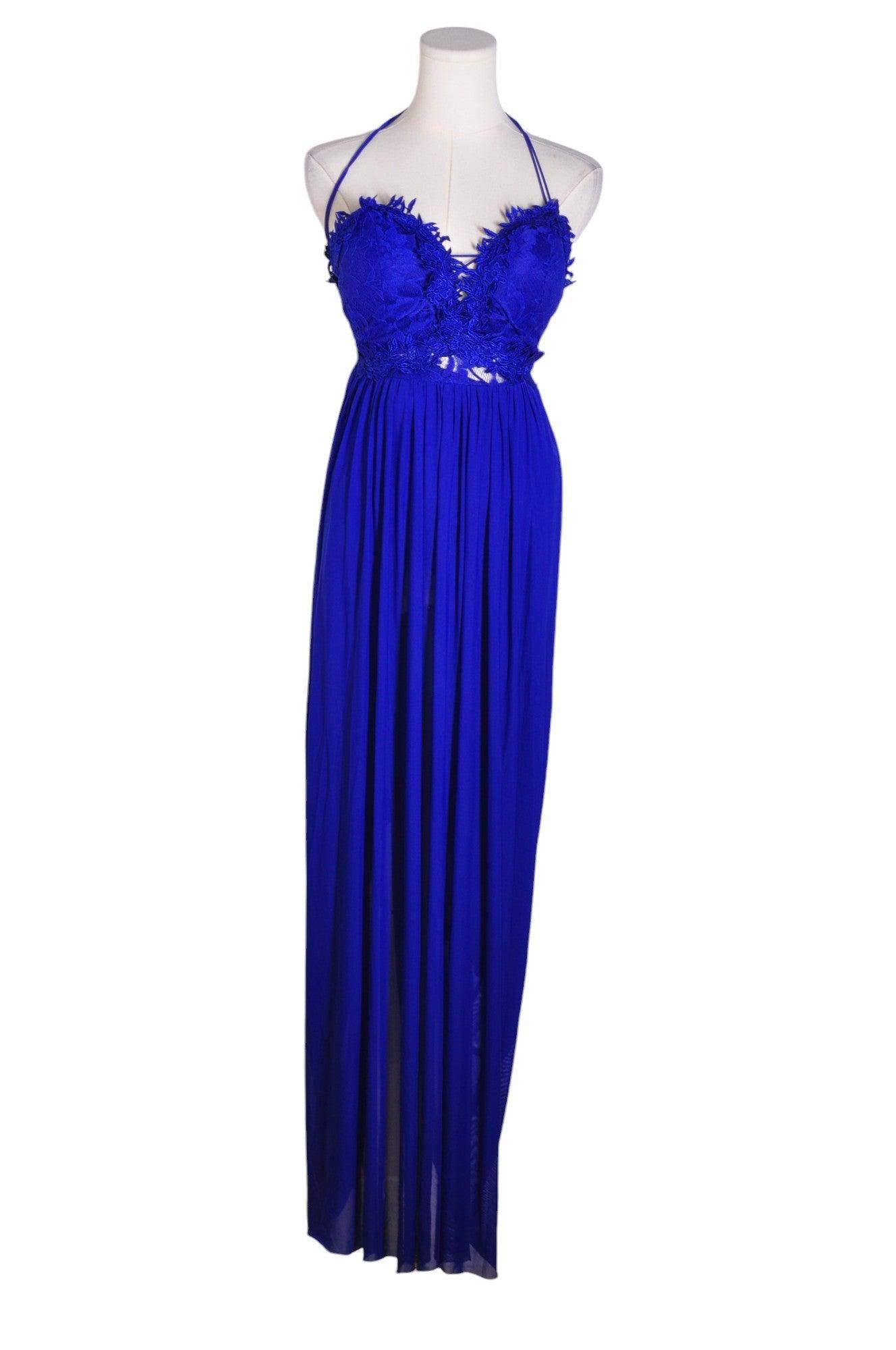 FASHION NOVA Stylish Women's Blue Maxi Dress in Regular Fit - Size XS