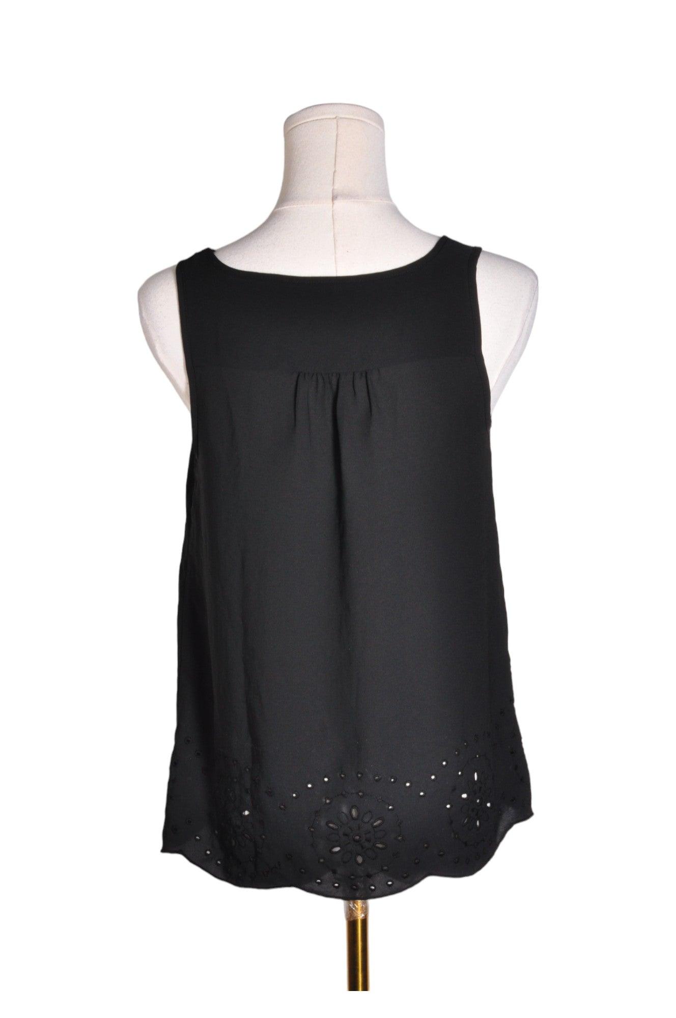 LOFT Stylish Black XXS Regular-Fit Women's Blouses