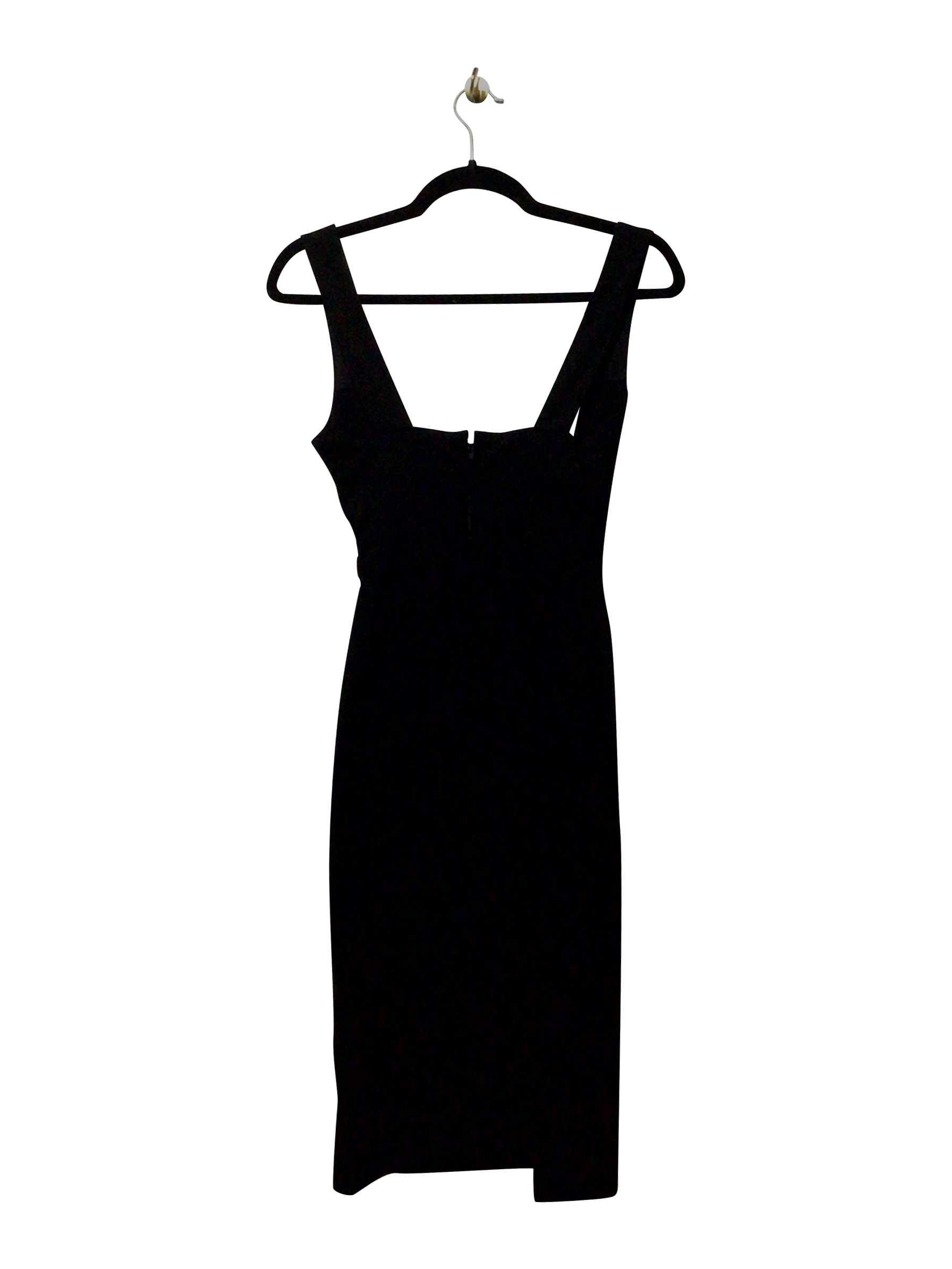 CHATEAU Stylish Regular Fit Black Bodycon Dress - XS